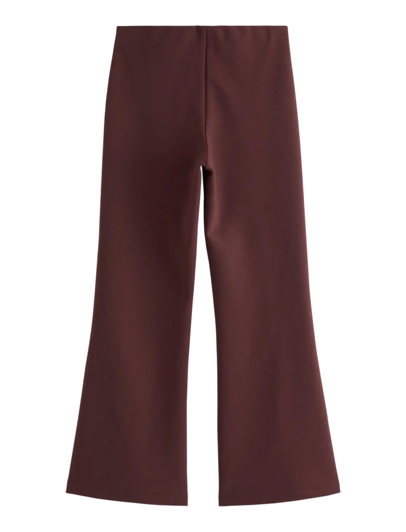 Lindex - Flared cropped trousers - flare bukser - dark dusty red - 2