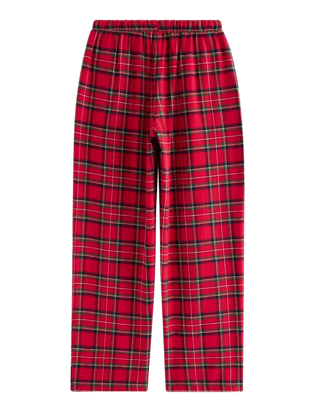 Lindex - Pyjama trousers in flannel - red - 1