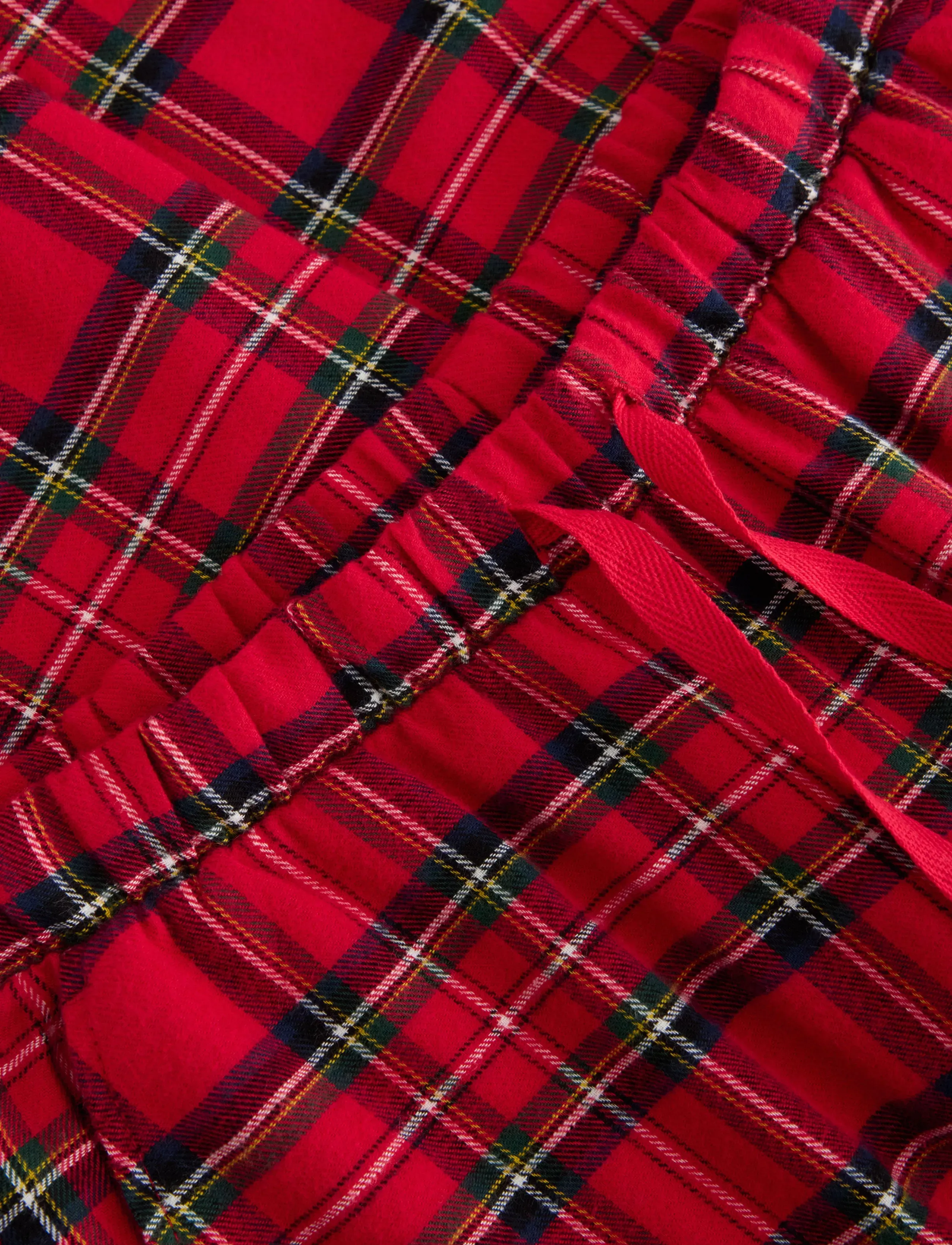 Lindex - Pyjama trousers in flannel - red - 2