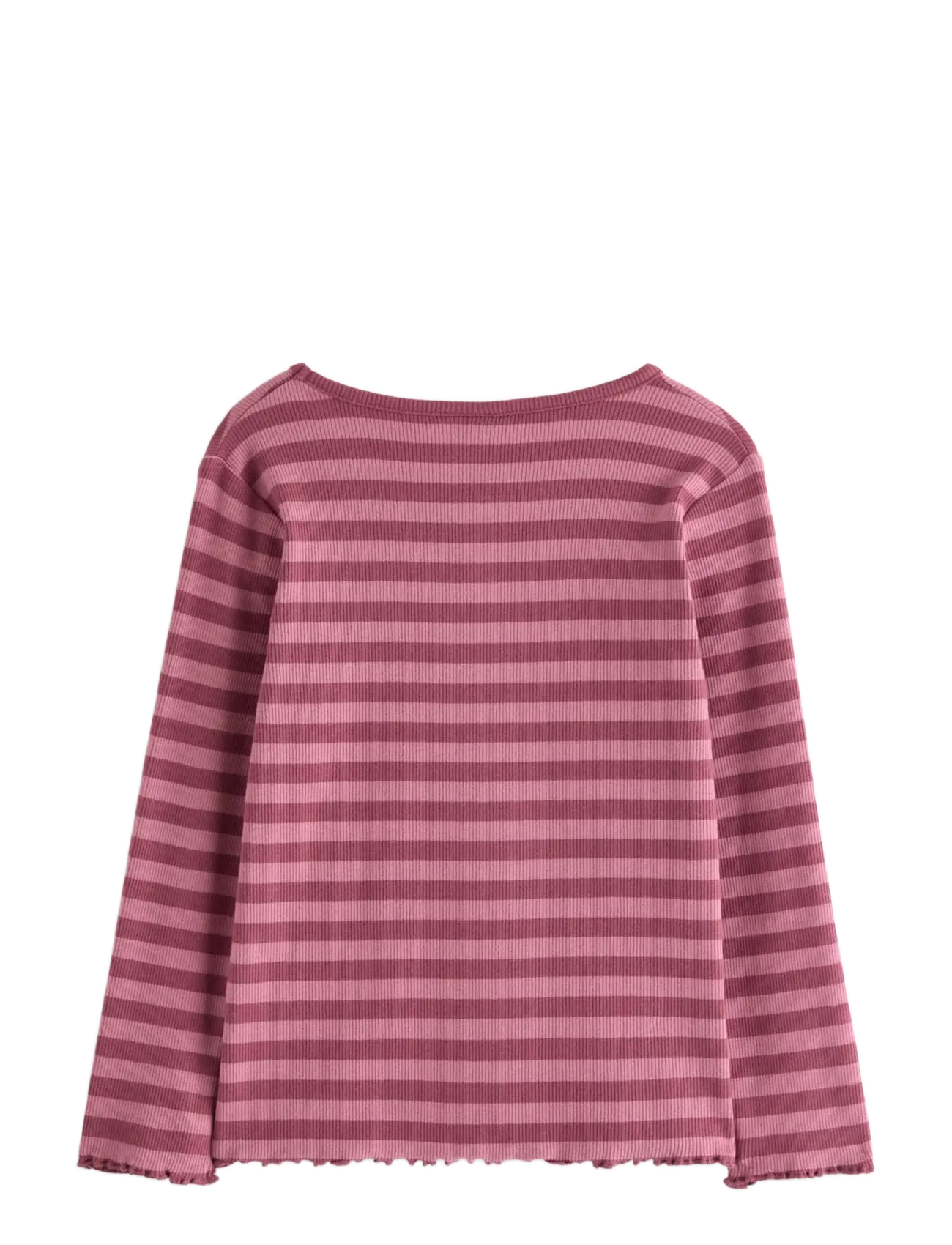 Lindex - Ribbed long-sleeved top - pikkade varrukatega t-särgid - dark dusty pink - 1