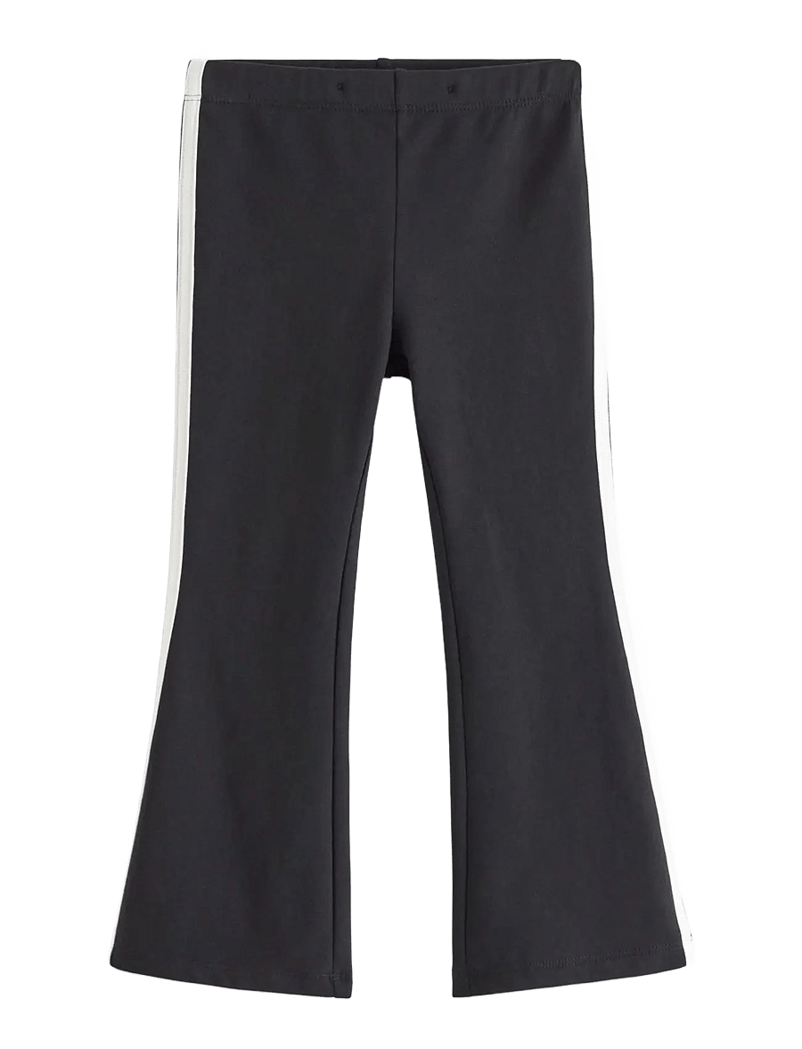 Lindex - Flared leggings with brushed inside - retuusid - black - 0