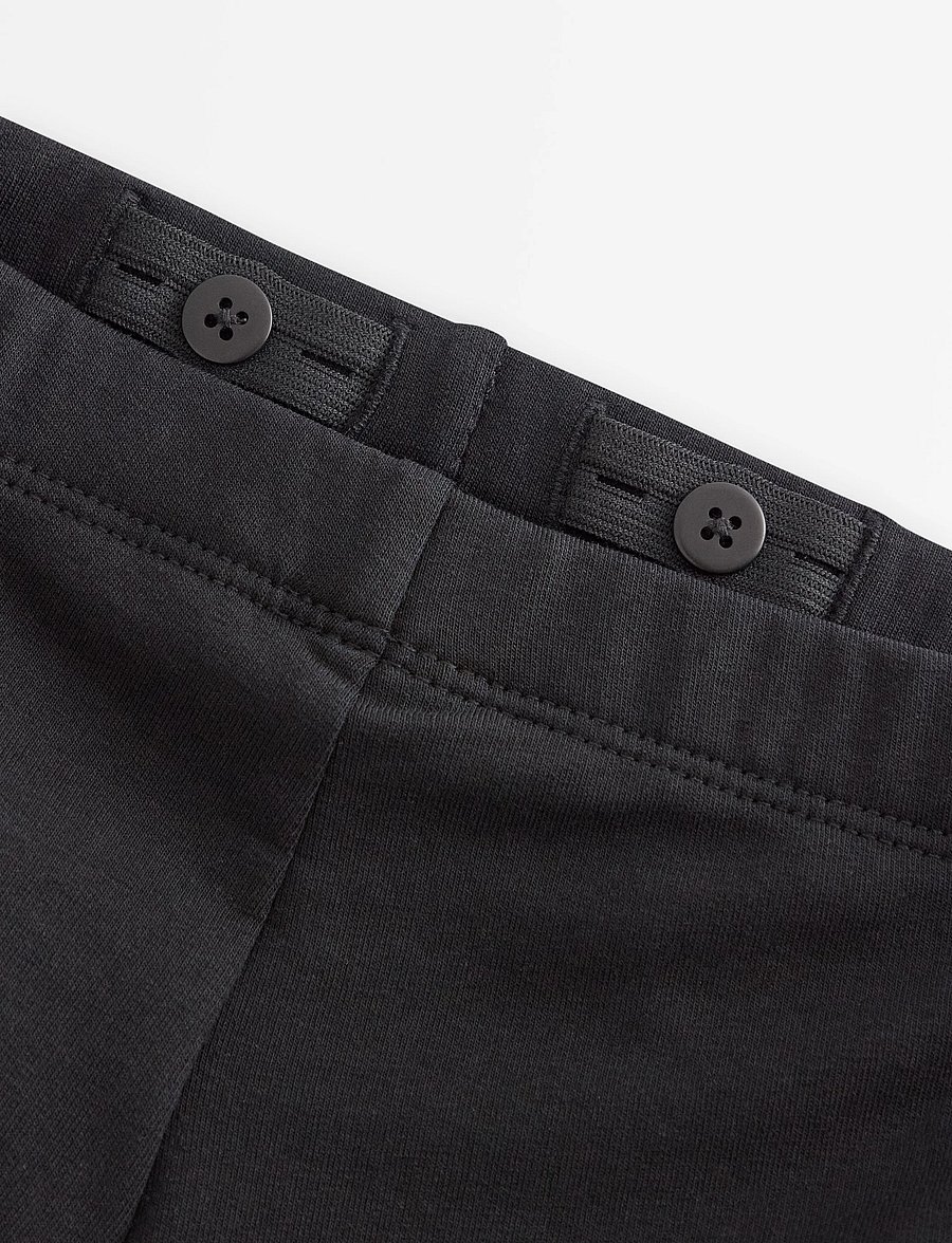 Lindex - Flared leggings with brushed inside - retuusid - black - 2