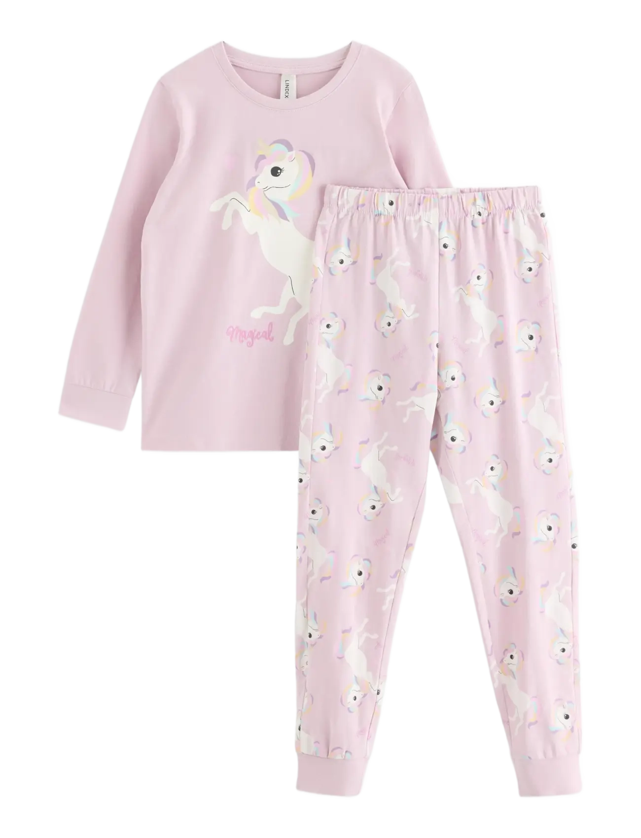 Lindex Pyjama Set, 92, Pink, Pyjamas > Pyjamas-Sæt, Børn