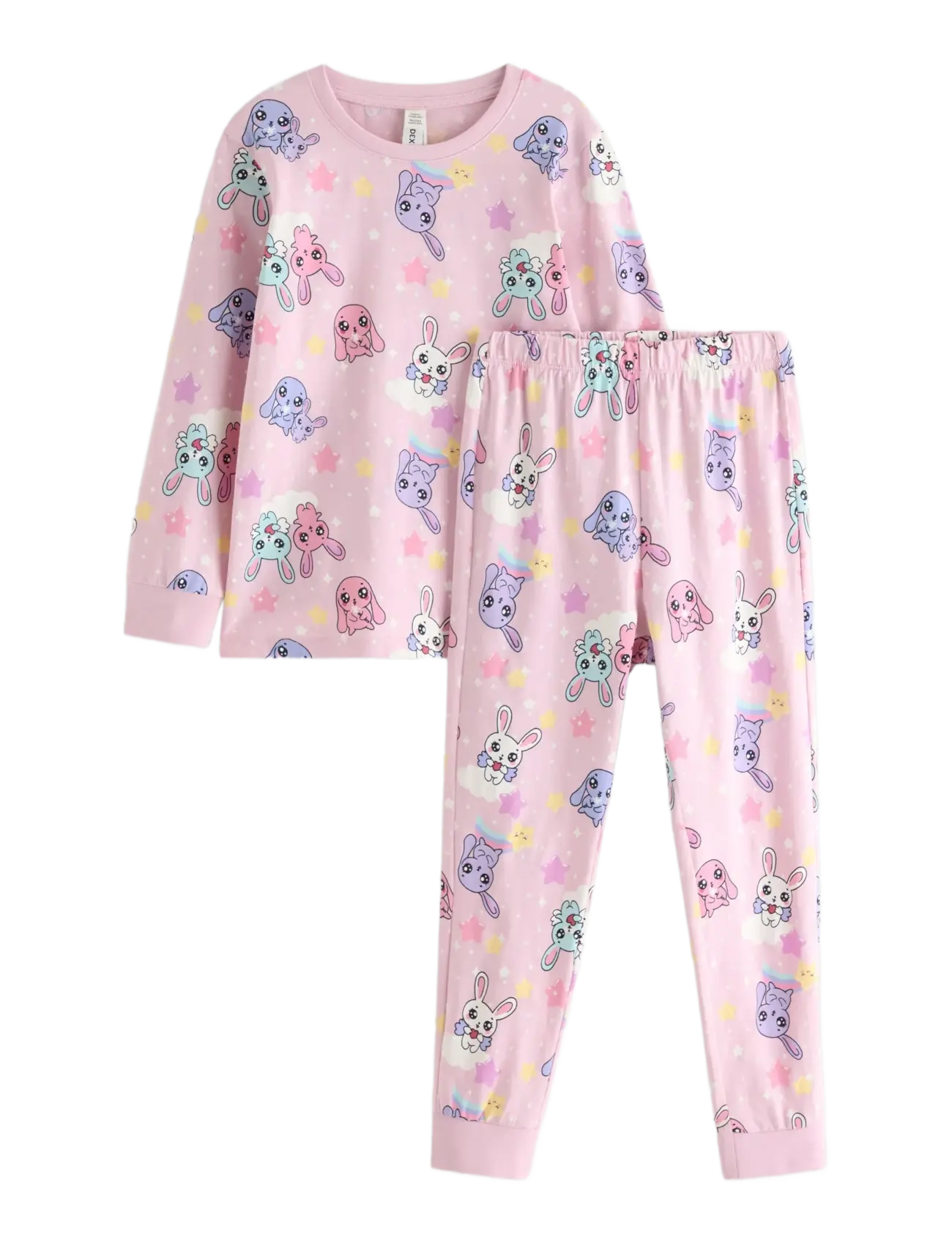 Lindex Pyjama set - Piżamy - LIGHT PINK / pink/rose
