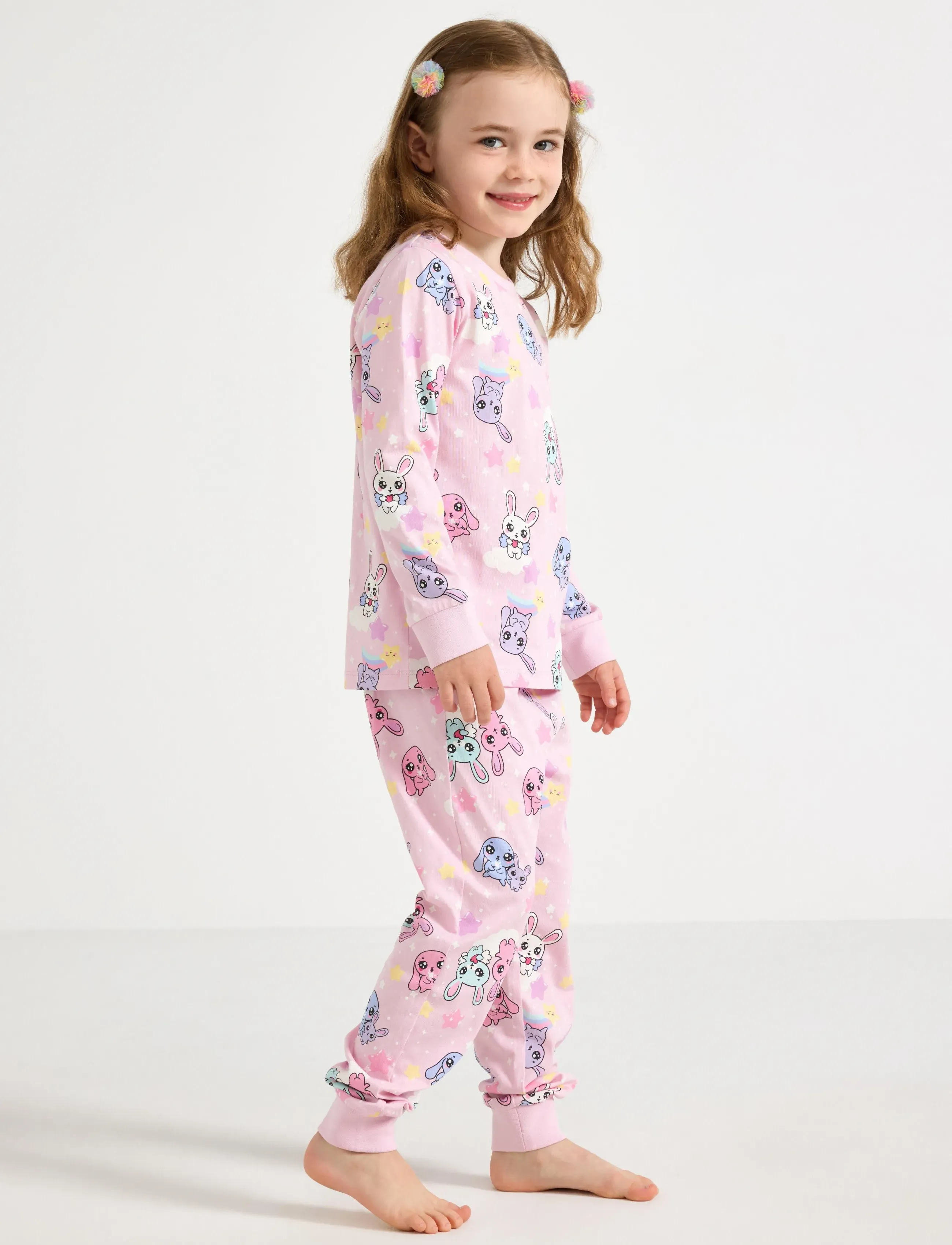 Lindex Pyjama Set, 92, Pink, Pyjamas > Pyjamas-Sæt, Børn