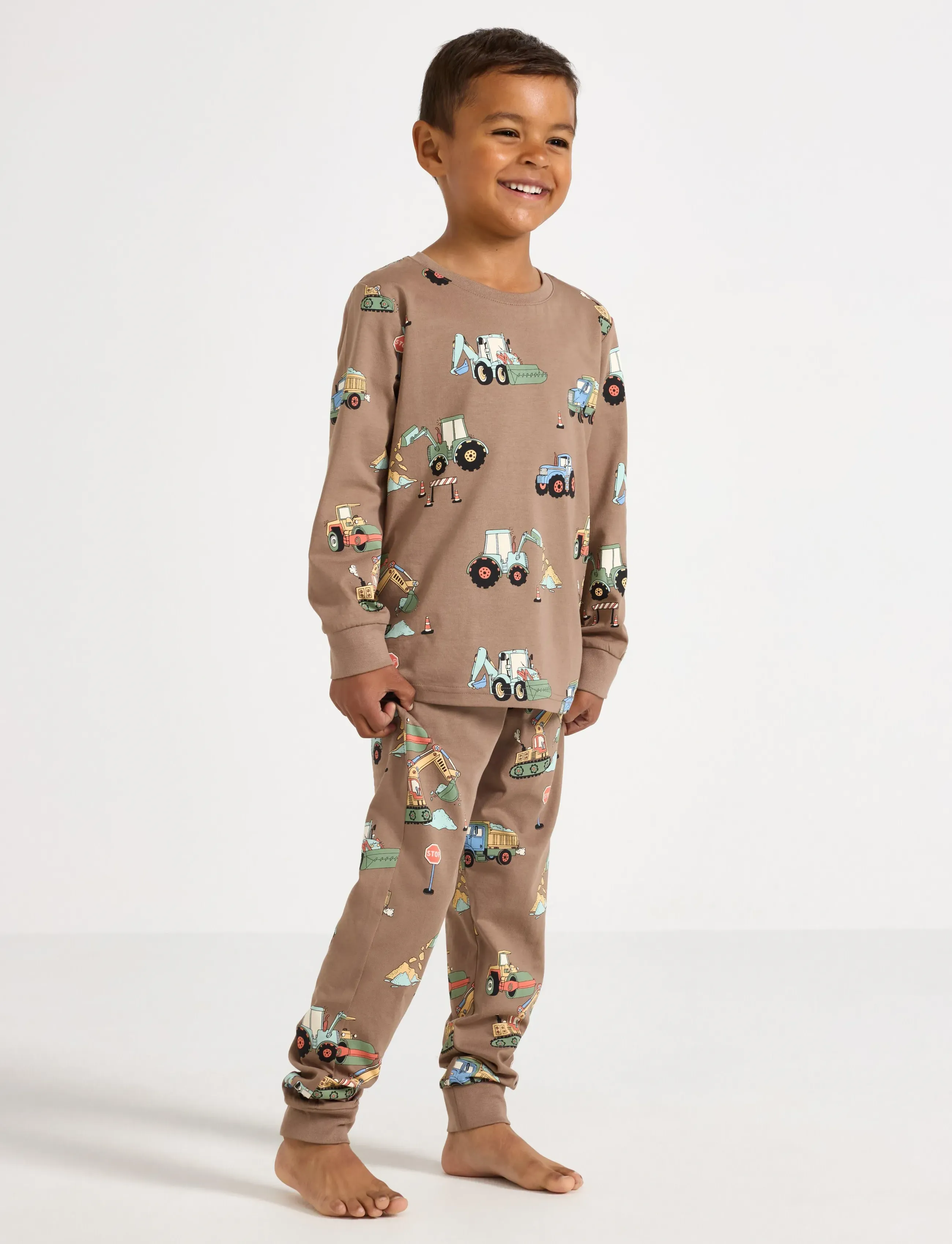 Lindex Pyjama Set, 92, Pyjamas, Khakigrün - Sets, Kinder