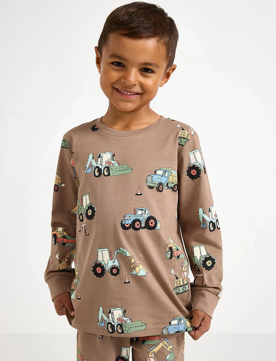 Lindex - Pyjama set - pyjama-sets - dark khaki - 4