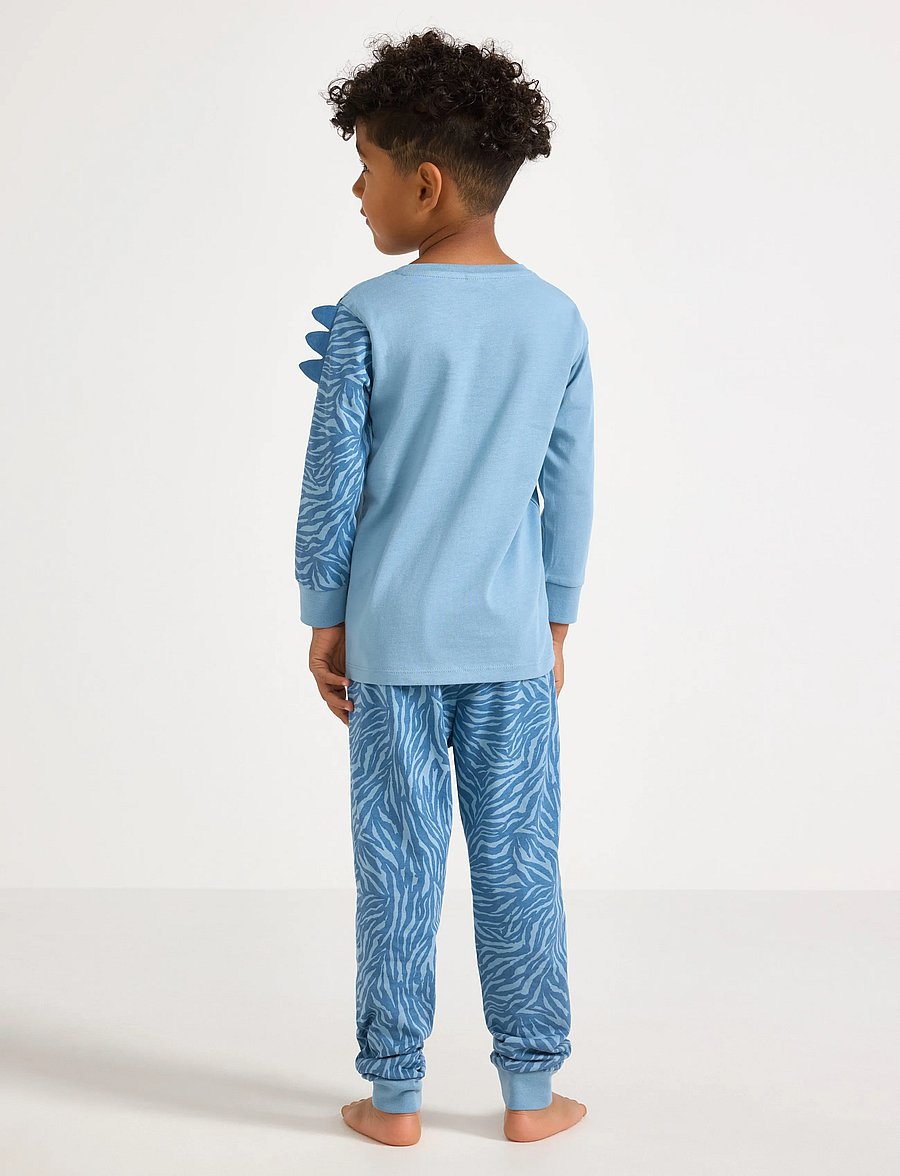Lindex - Pyjama set - lt dusty blue - 3