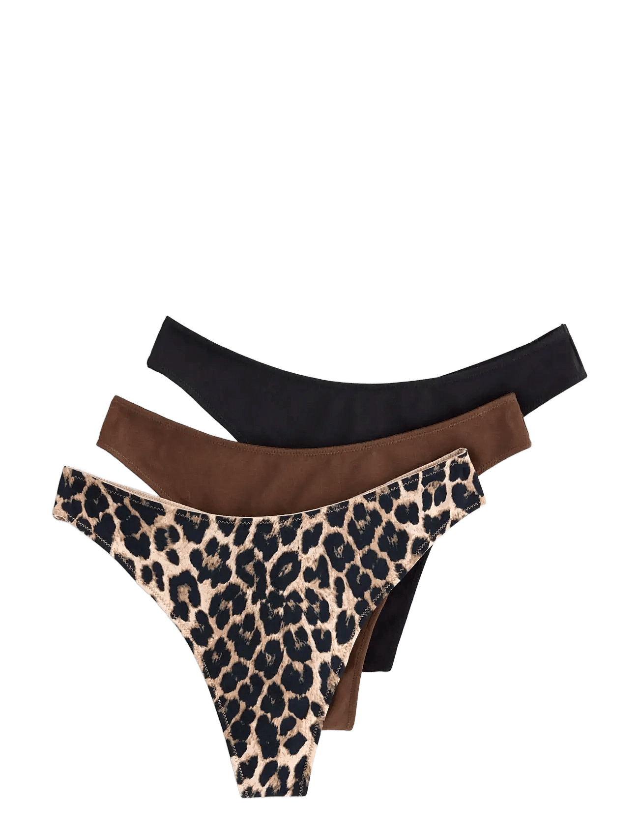 3-pack thong with low waist