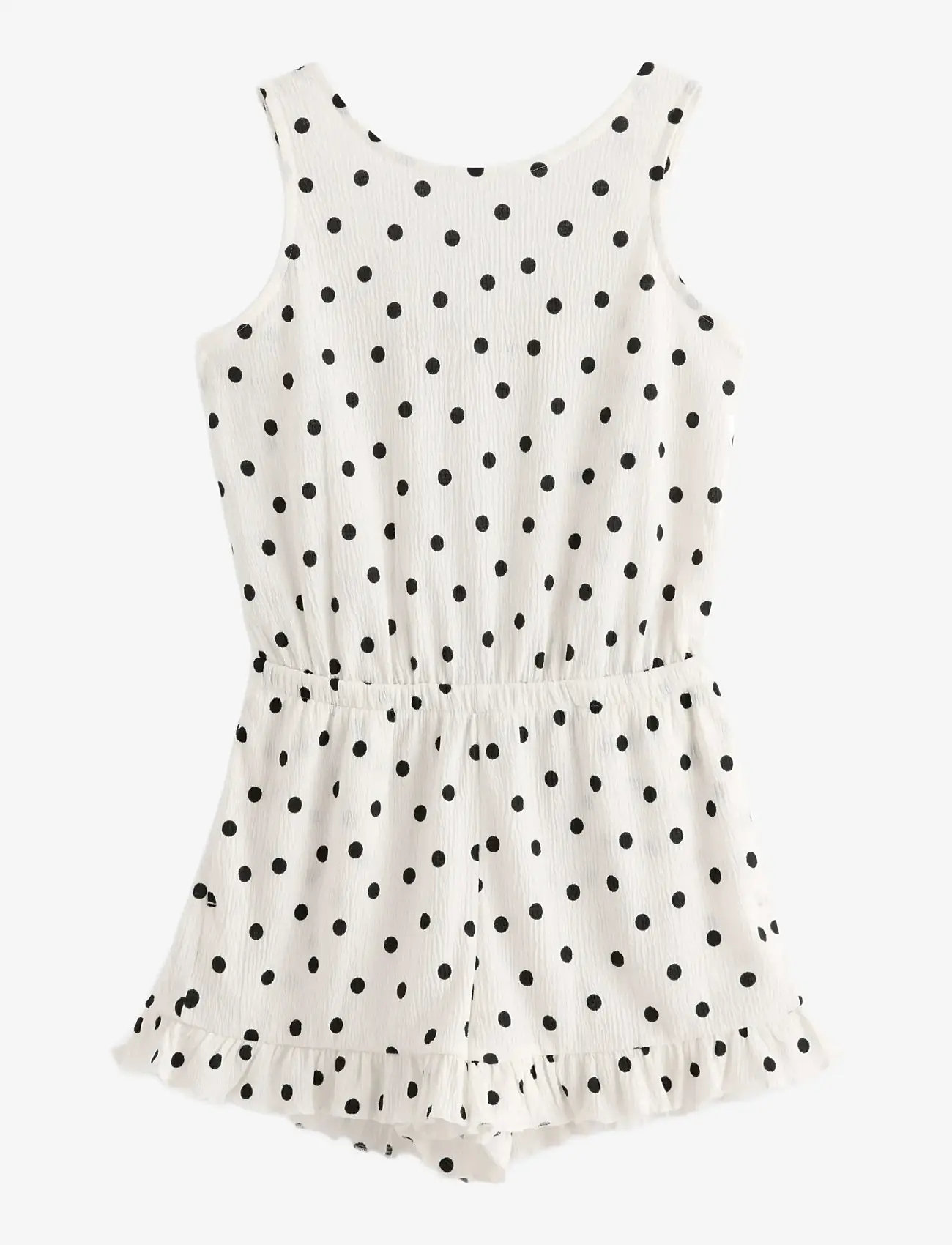Lindex - Crinkled sleeveless jumpsuit - buksedragter - off white - 1