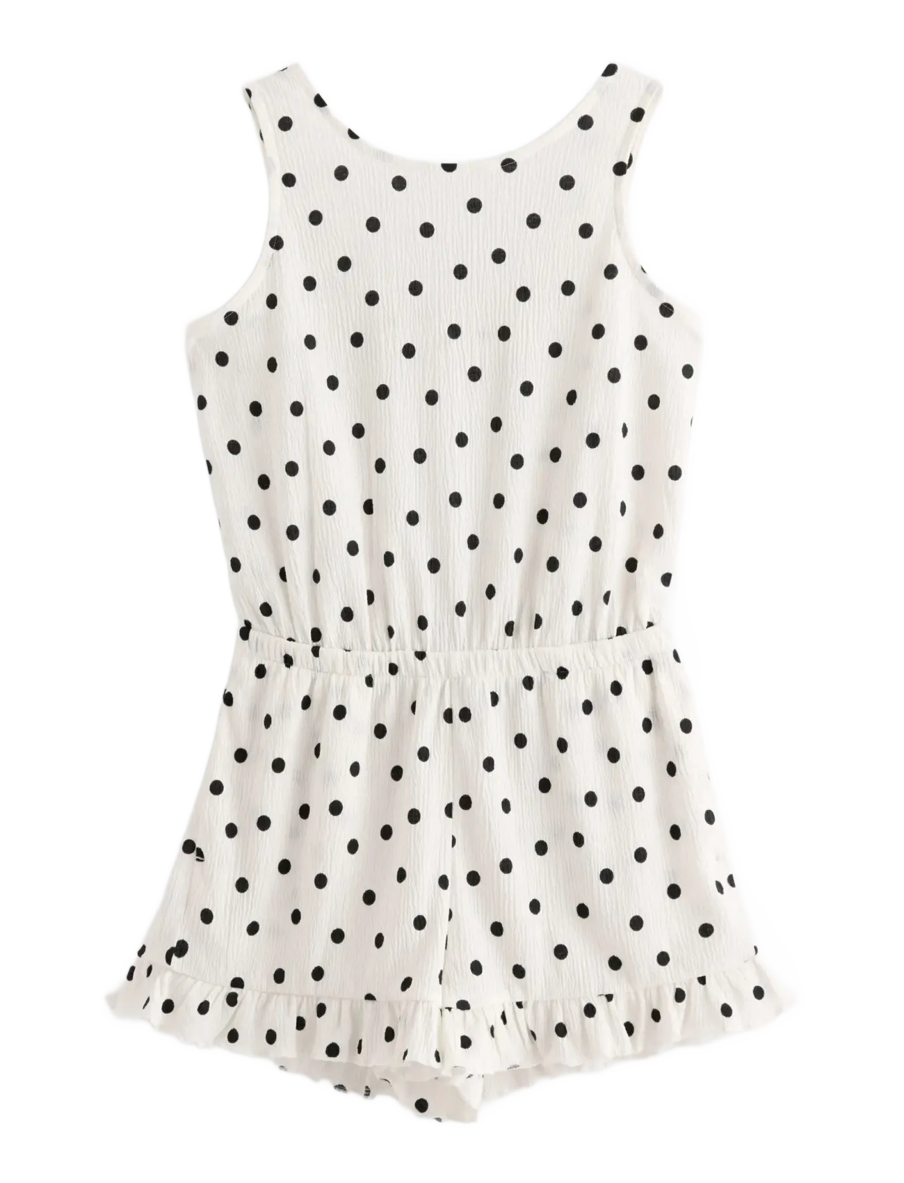 Lindex Crinkled sleeveless jumpsuit - Riided - OFF WHITE / white