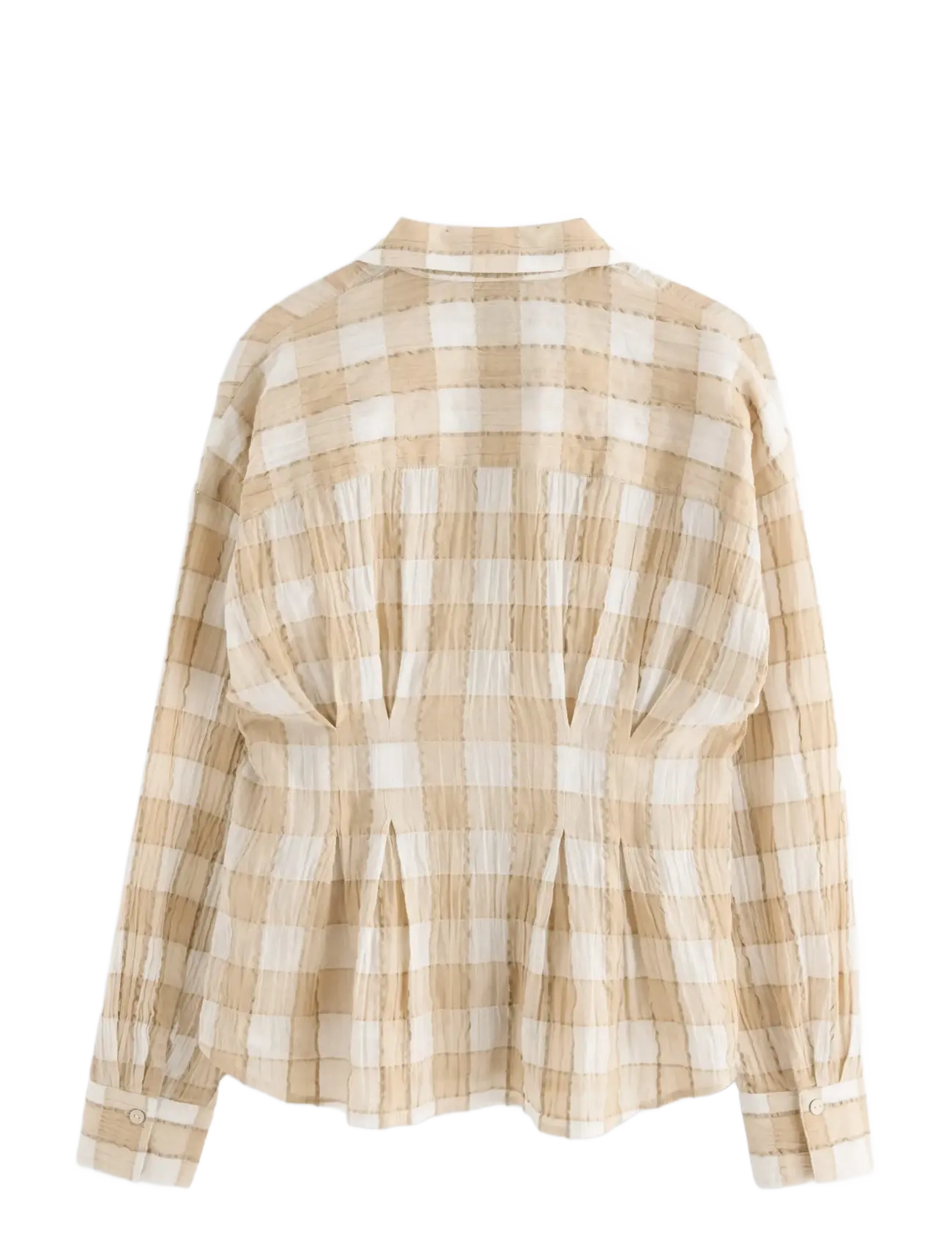 Lindex - Blouse with fitted waist - beige - 2