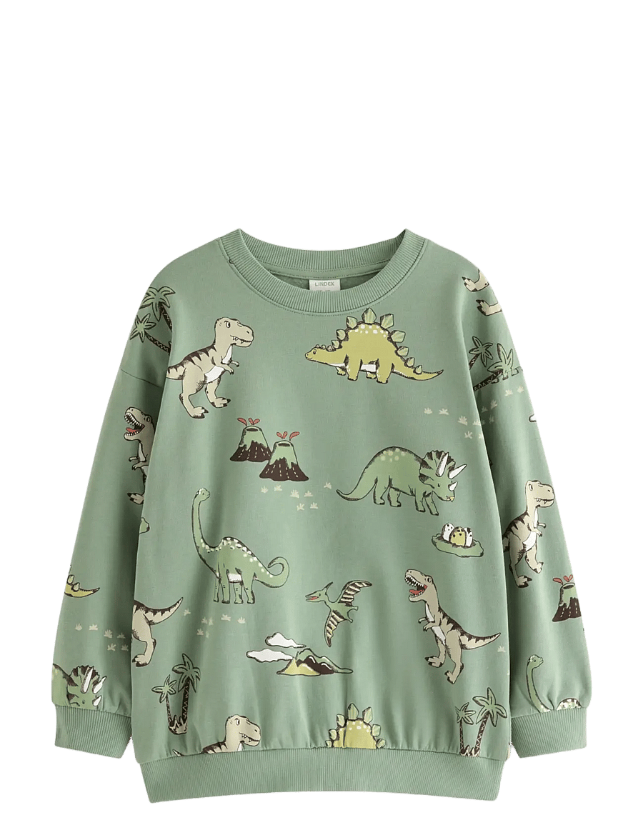 Lindex - Sweatshirt with brushed inside - sweatshirts - light khaki - 1