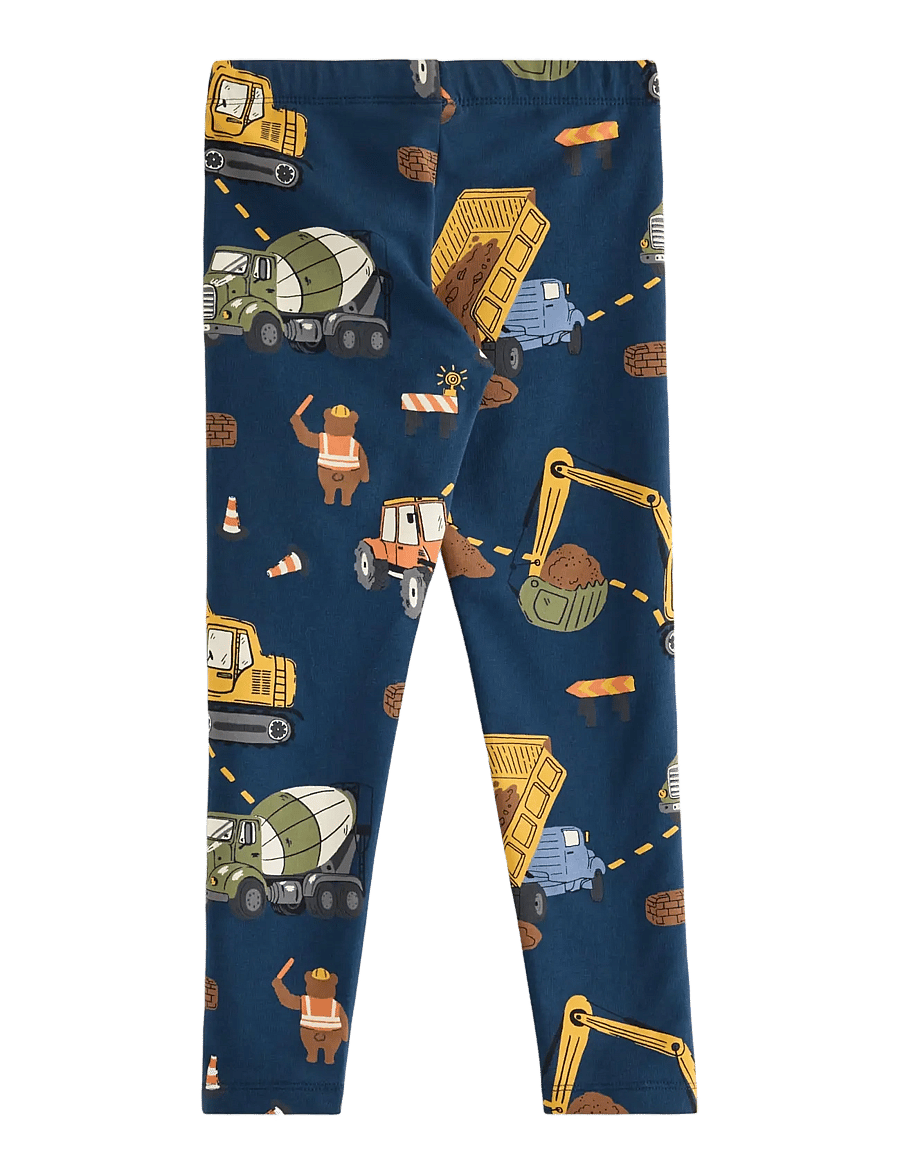 Lindex - Leggings with brushed inside - leggings - dark blue - 2