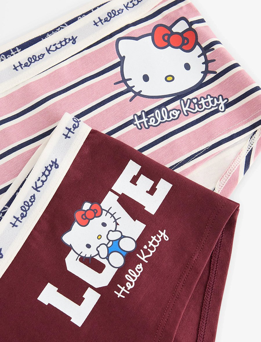 Lindex - Hello Kitty 2-pack hipster briefs - dark blue - 2