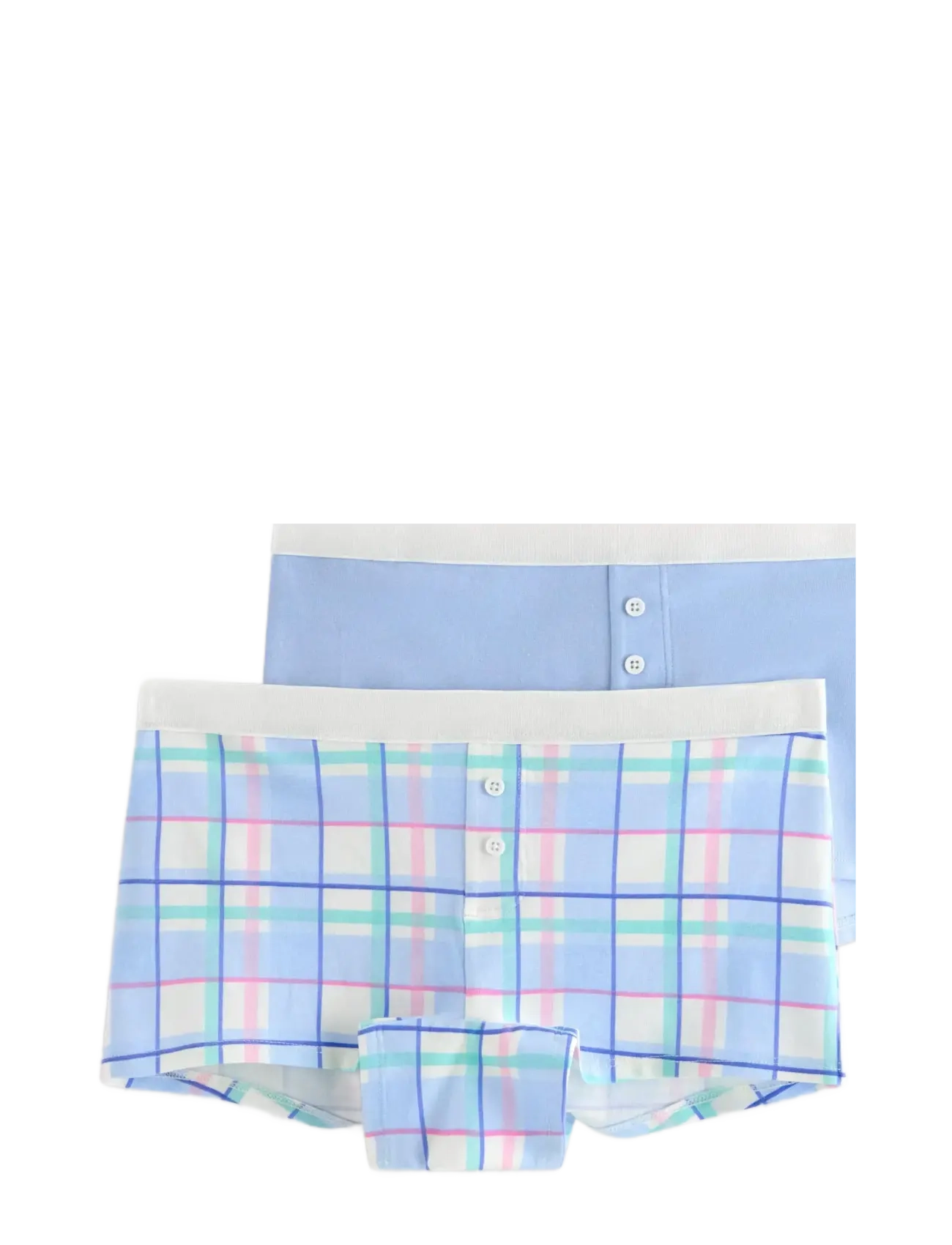 Lindex 3-pack boxer briefs - Trusser - OFF WHITE / blue