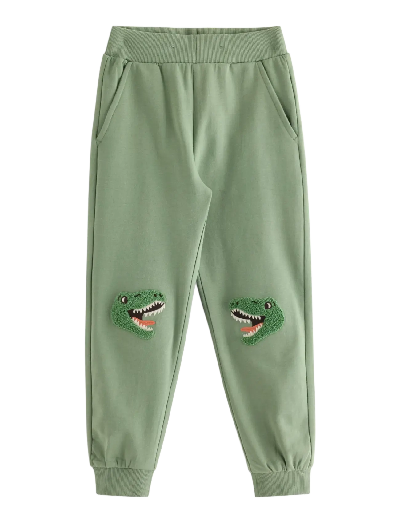 Lindex Joggers with brushed inside - Sweatpants - LIGHT KHAKI / khaki/green