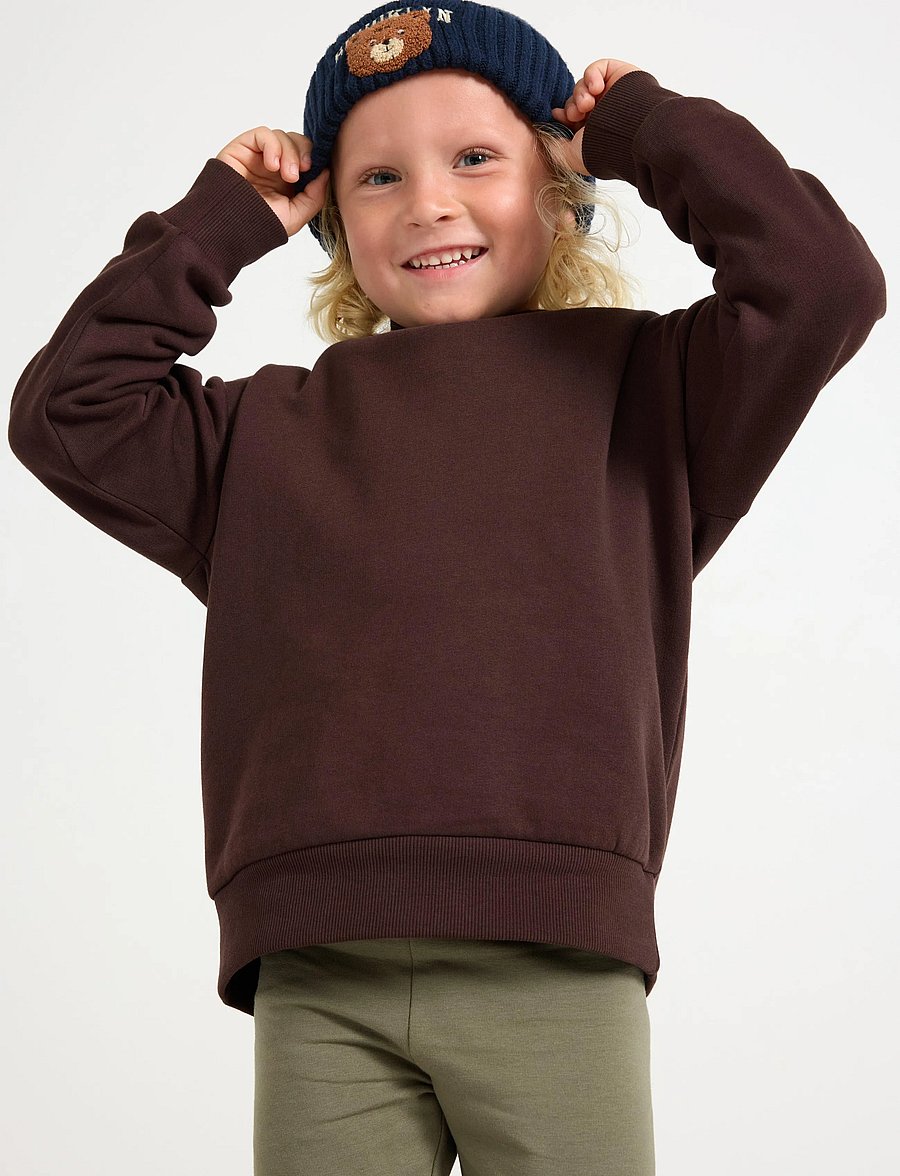 Lindex - Hoodie - kapuzenpullover - dark brown - 0
