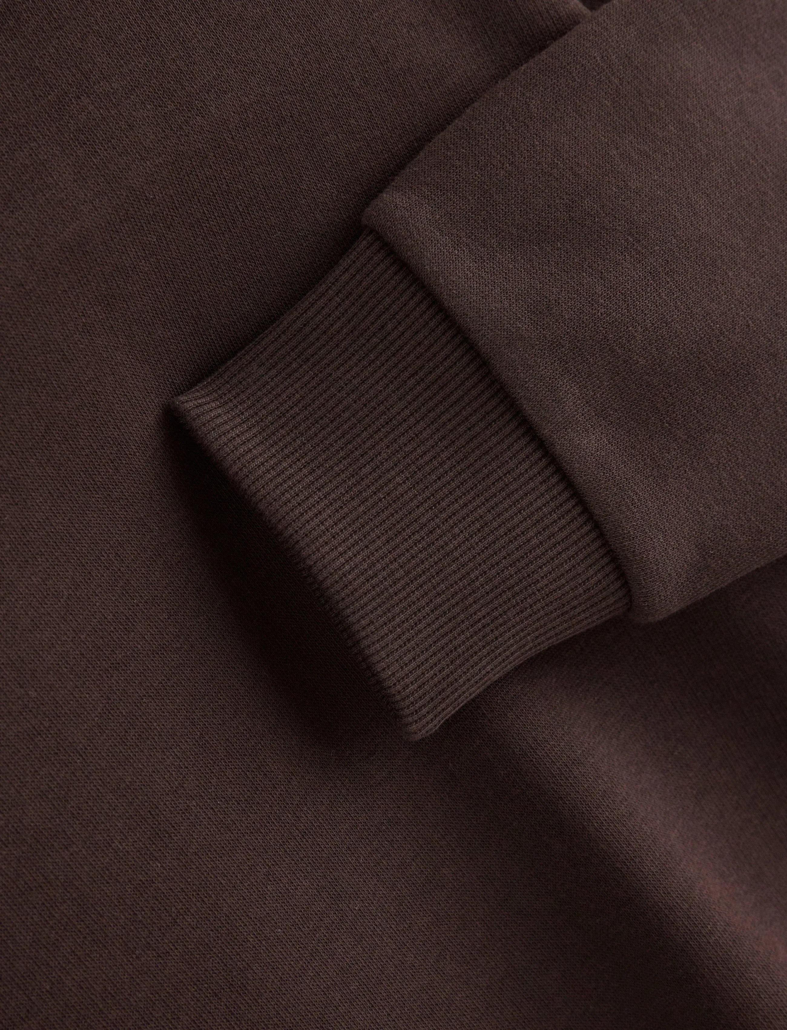 Lindex - Hoodie - kapuzenpullover - dark brown - 5