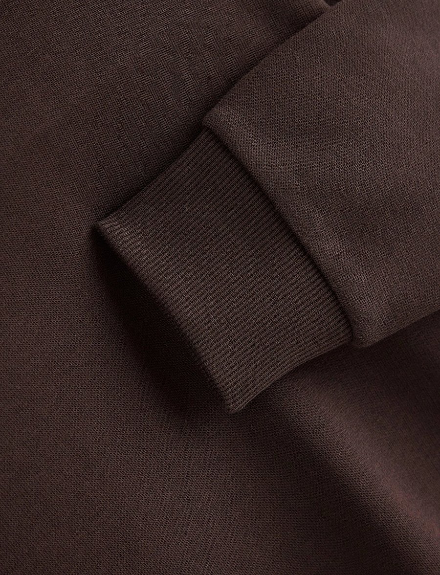 Lindex - Hoodie - kapuzenpullover - dark brown - 5