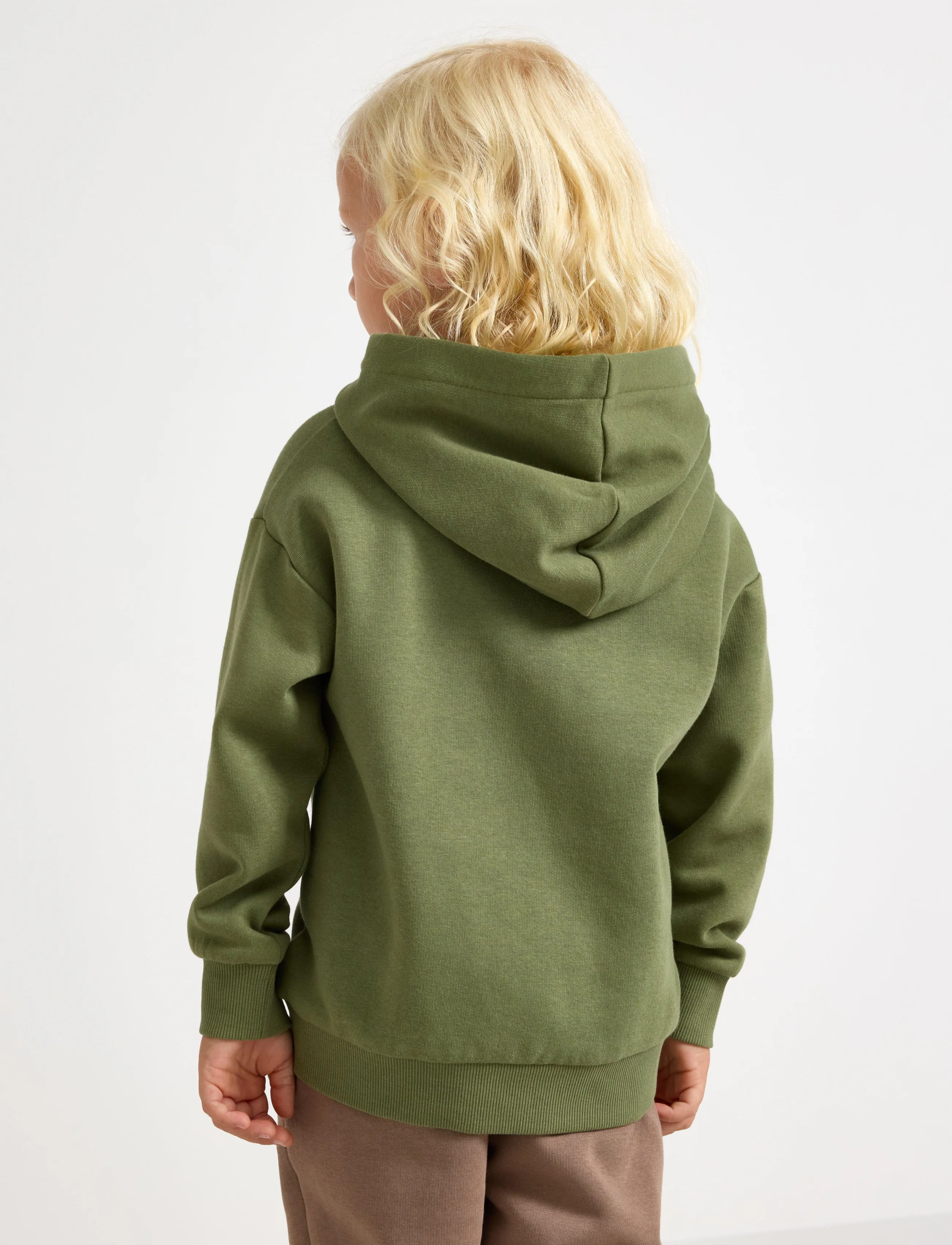 Lindex - Hoodie - kapuzenpullover - dark lime - 3