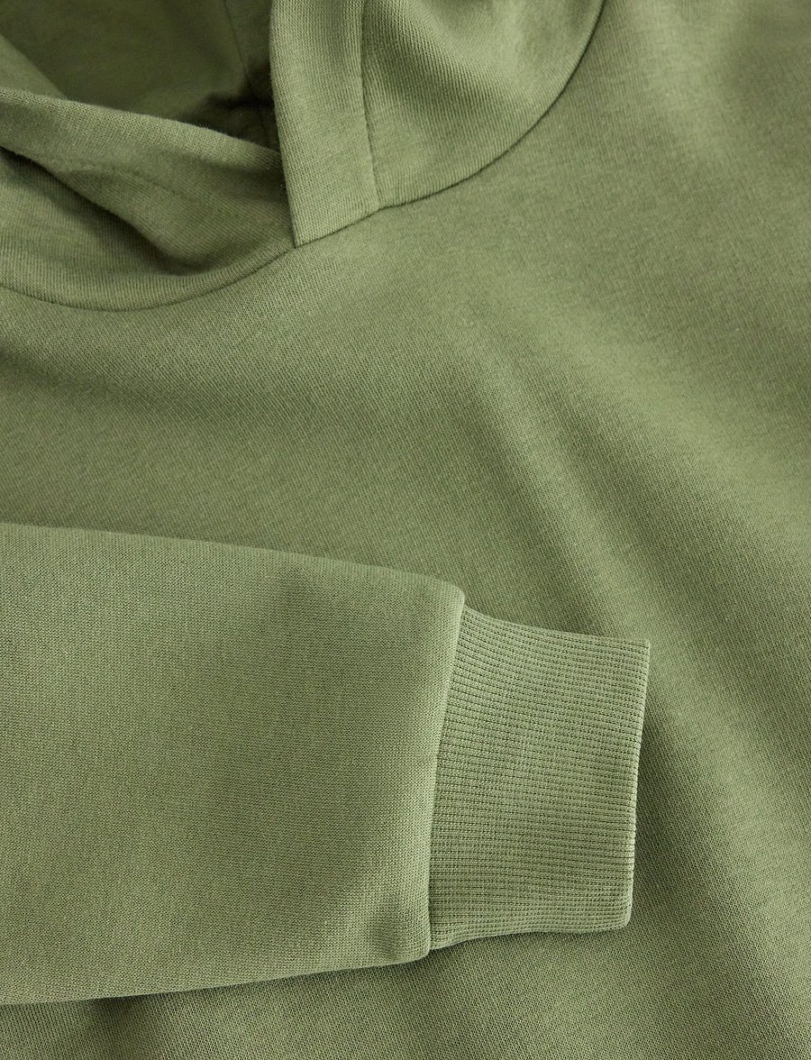 Lindex - Hoodie - kapuzenpullover - dark lime - 5