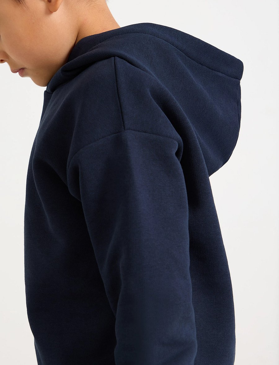 Lindex - Hoodie - hættetrøjer - navy - 4