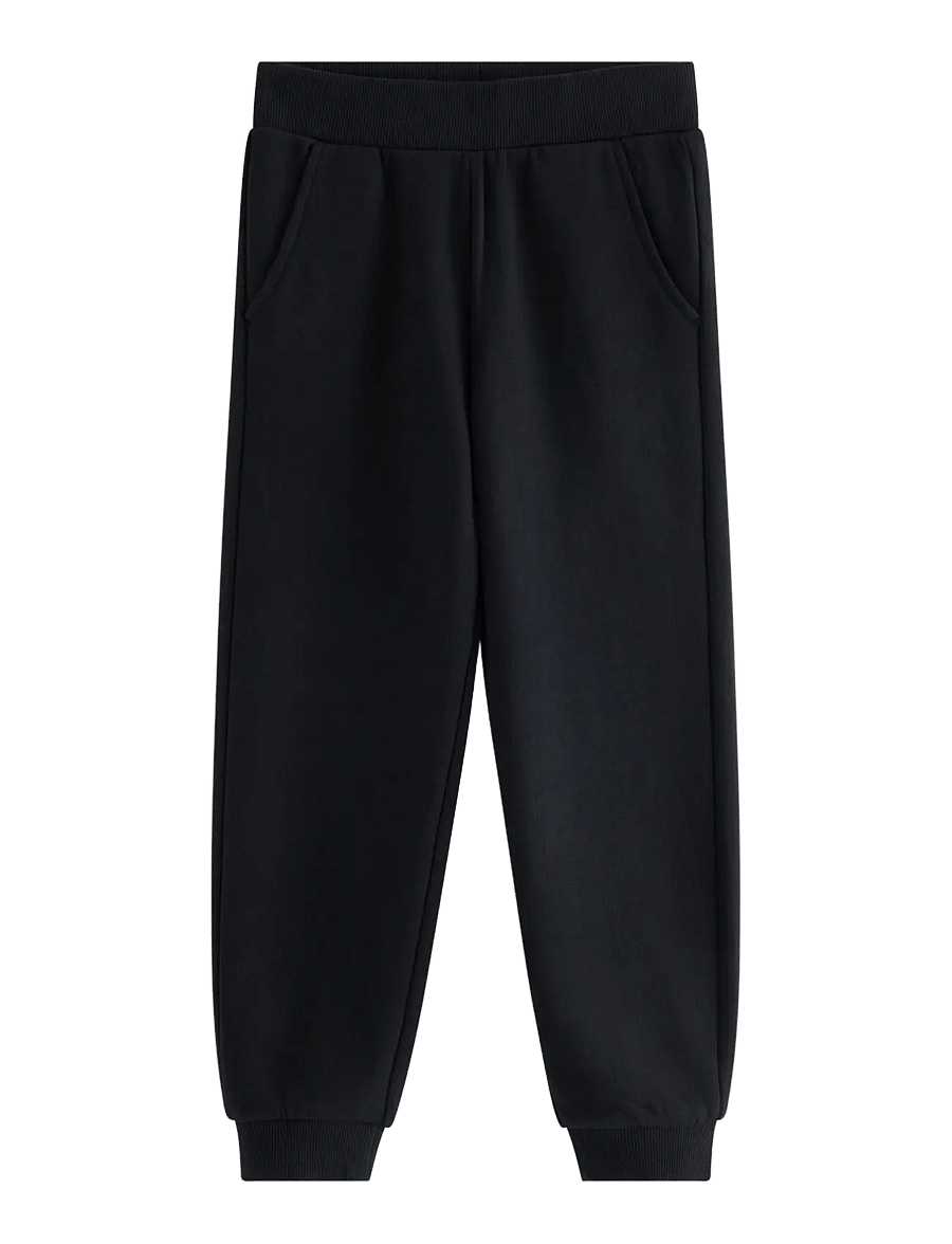 Lindex - Joggers with brushed inside - dressipüksid - black - 0