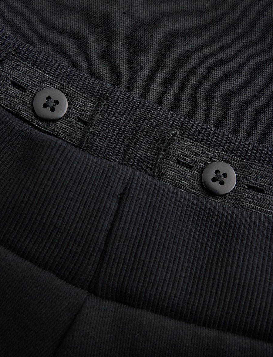 Lindex - Joggers with brushed inside - dressipüksid - black - 2