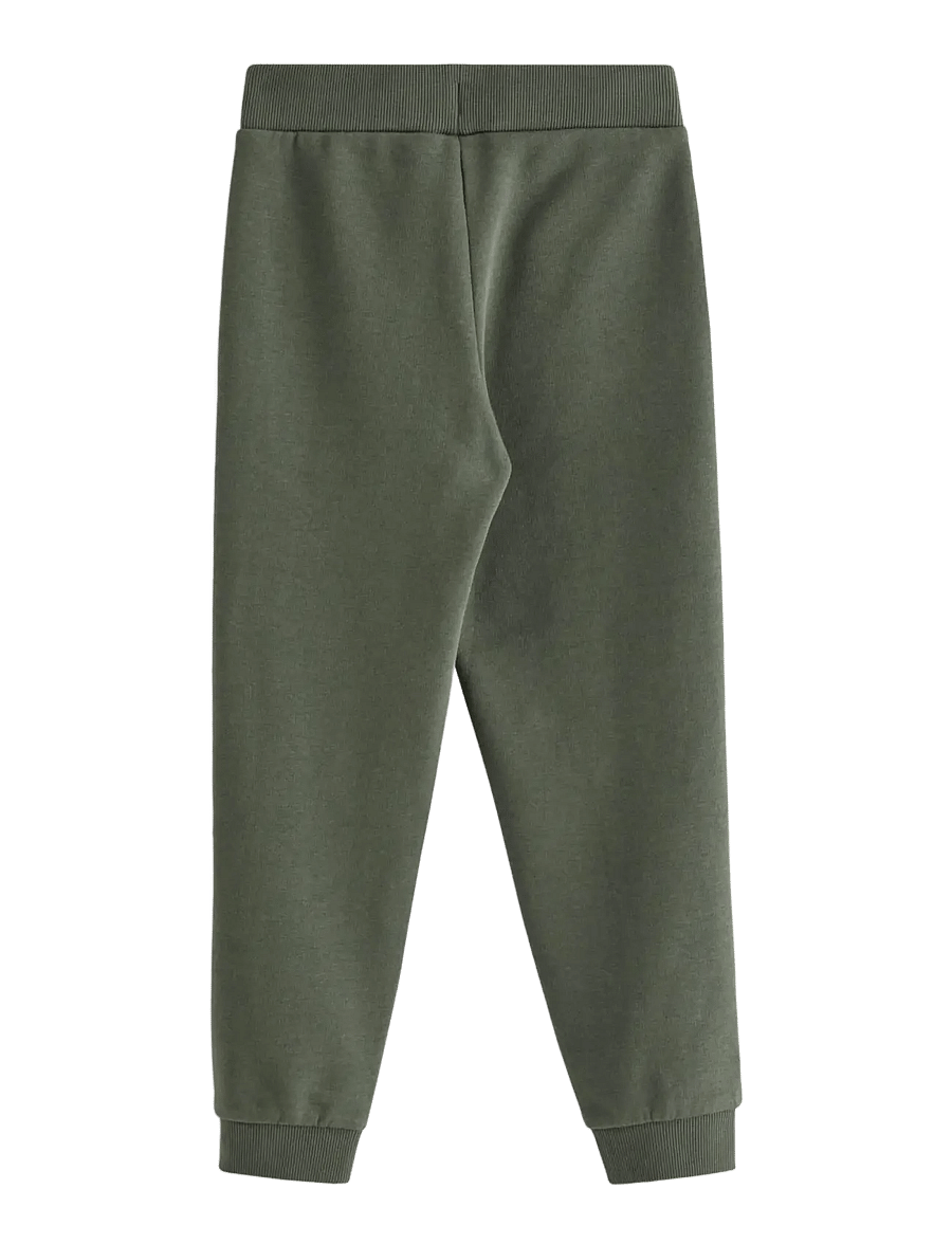 Lindex - Joggers with brushed inside - mjukisbyxor - dark khaki green - 2
