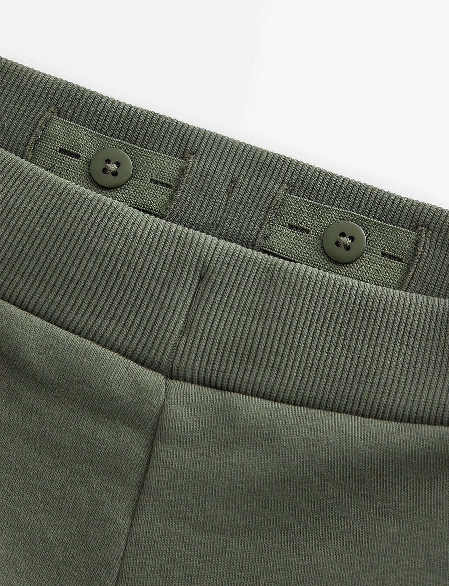 Lindex - Joggers with brushed inside - mjukisbyxor - dark khaki green - 5