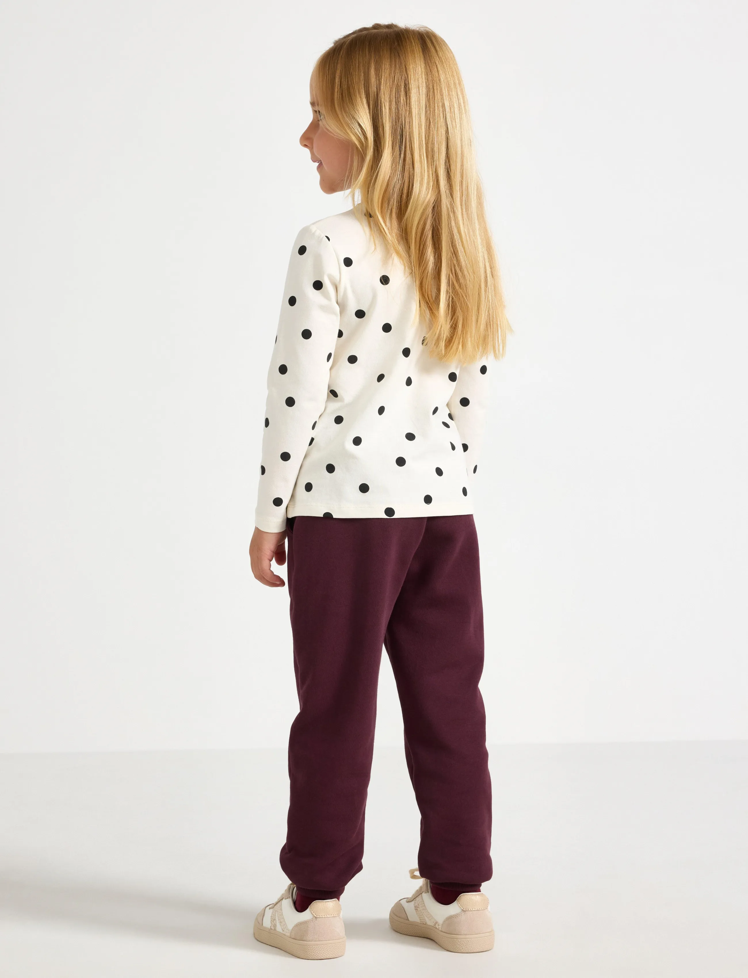 Lindex - Joggers with brushed inside - sweatpants - dark lilac - 3