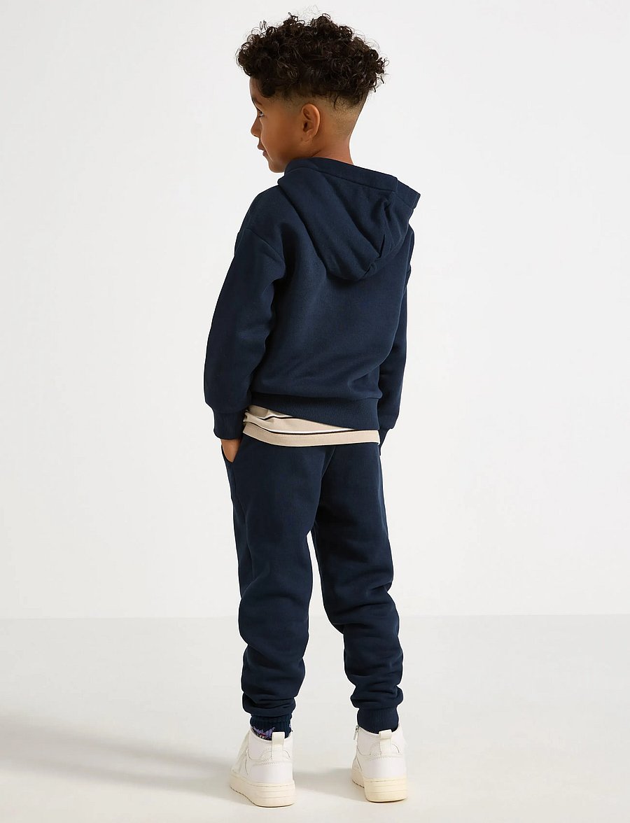 Lindex - Joggers with brushed inside - mjukisbyxor - navy - 3