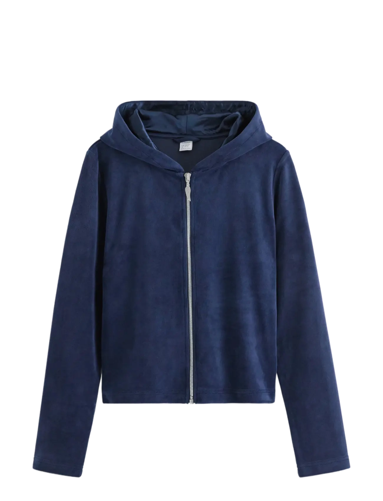 Lindex Hoodie in velour - Lindex - NAVY / navy