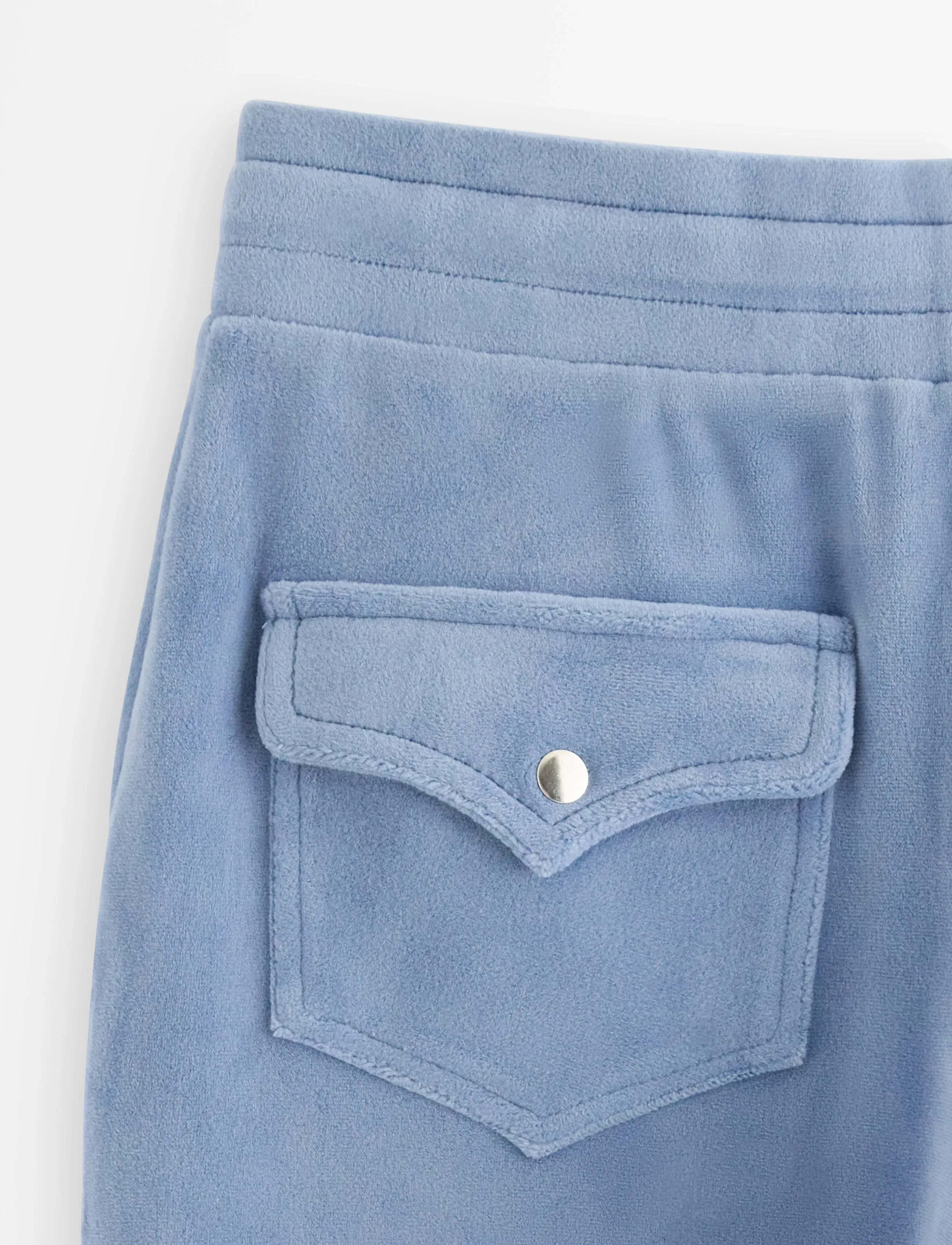 Lindex - Velour trousers - trousers - blue - 2
