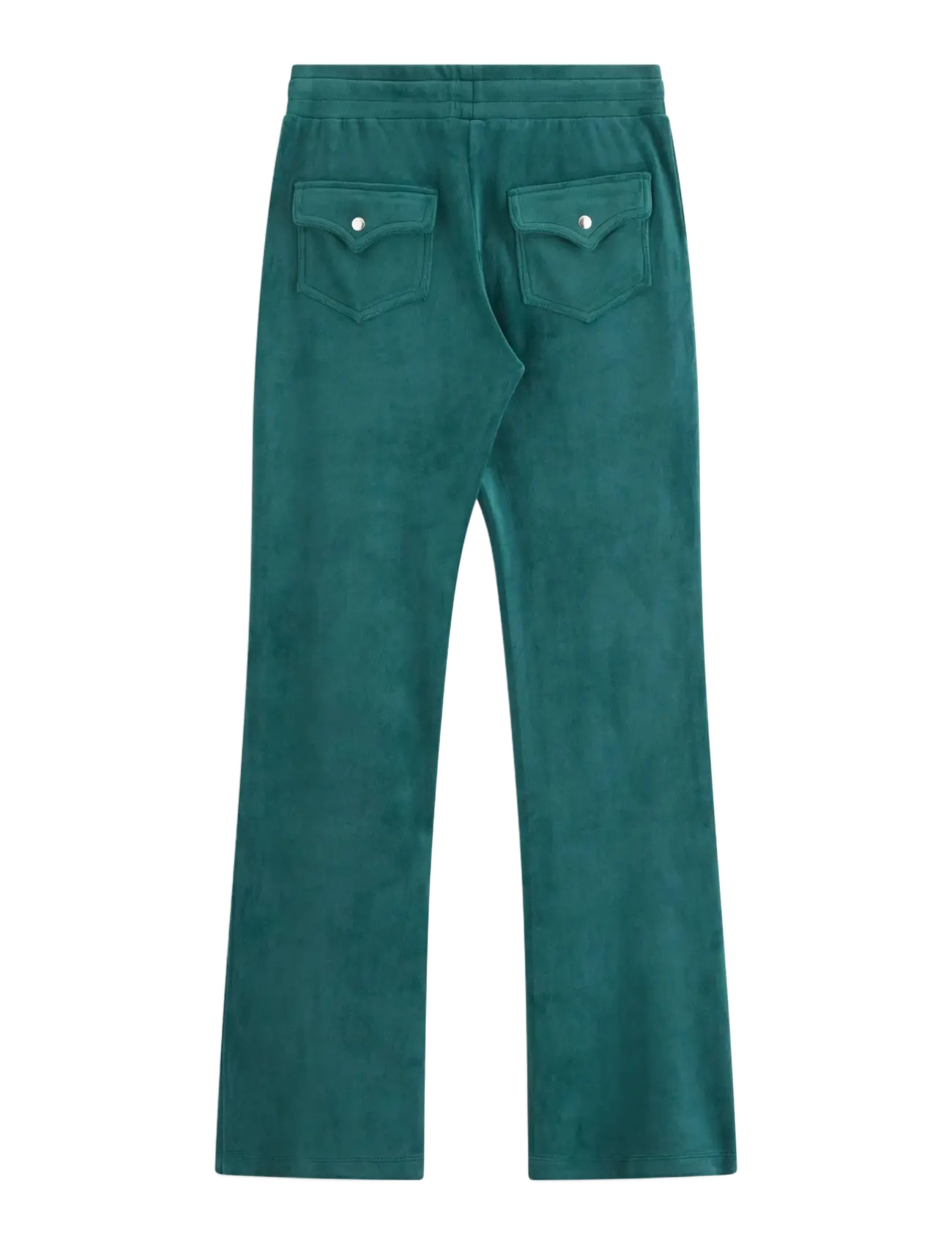 Lindex - Velour trousers - bukser - dark dusty turquoise - 1