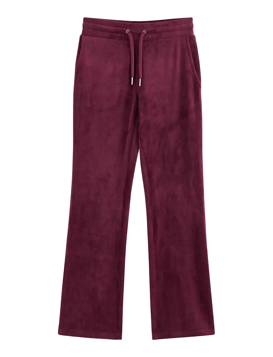 Lindex - Velour trousers - osta vanuse järgi - dark red - 0