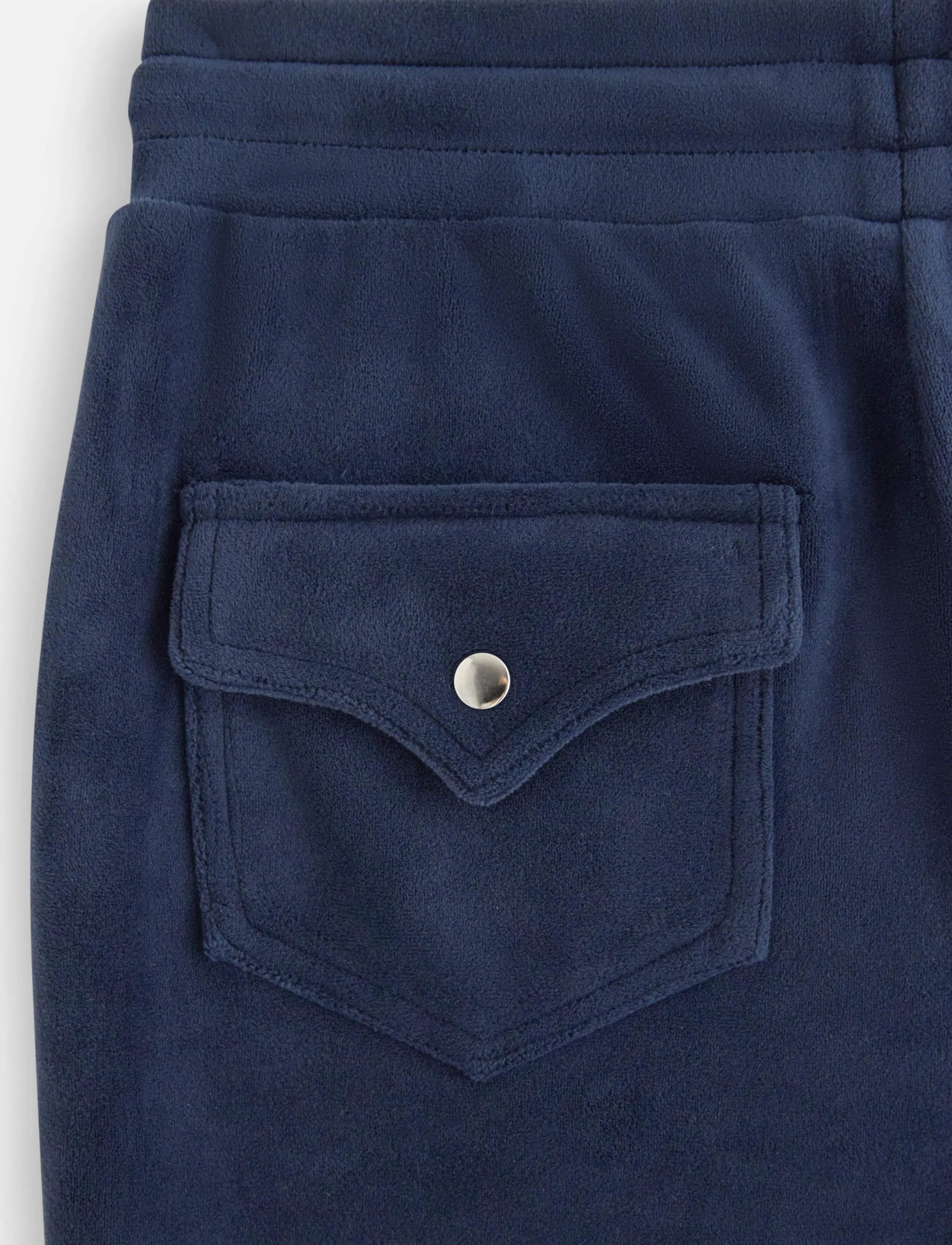 Lindex - Velour trousers - bukser - navy - 2