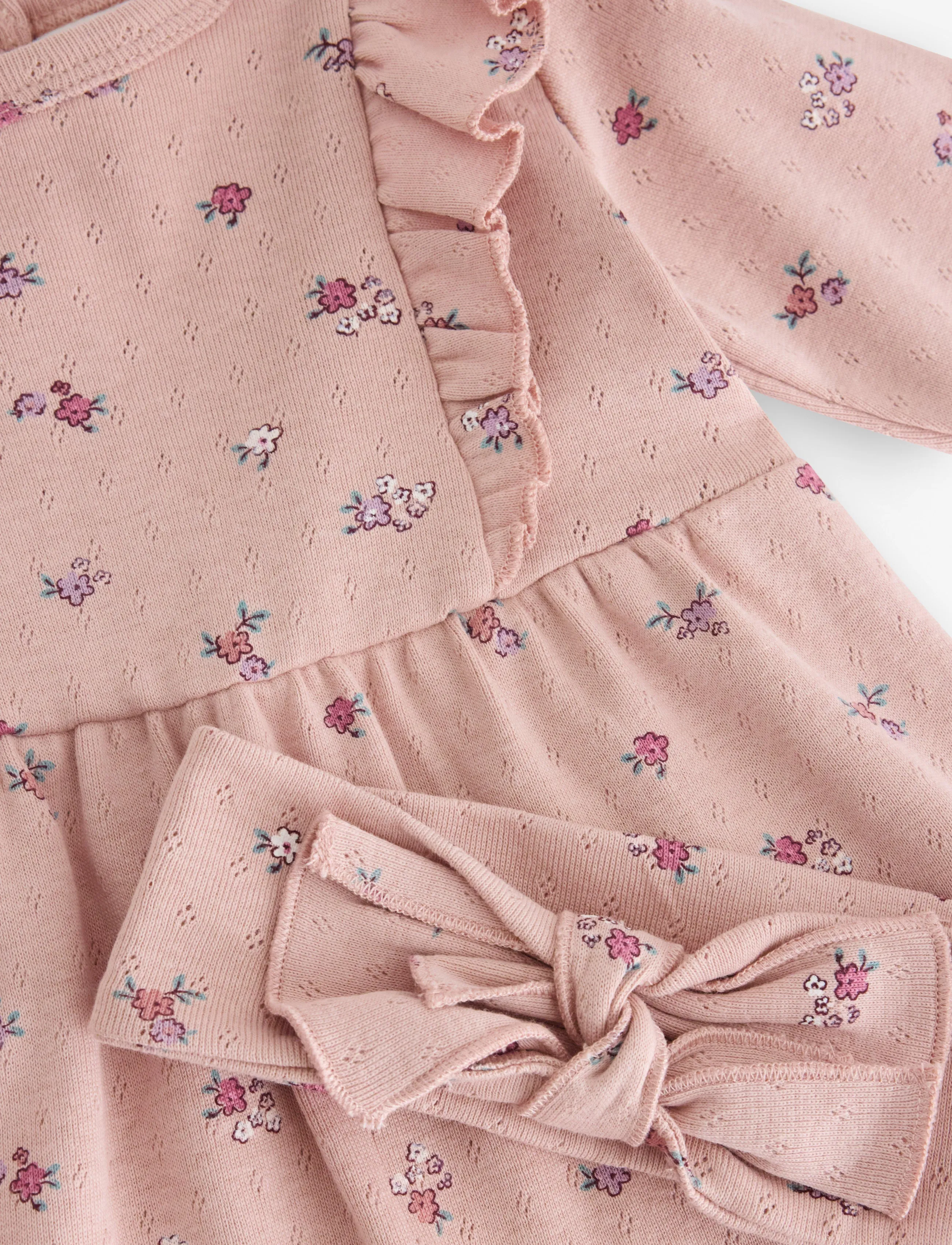 Lindex - Set with dress and headband - dusty pink - 2