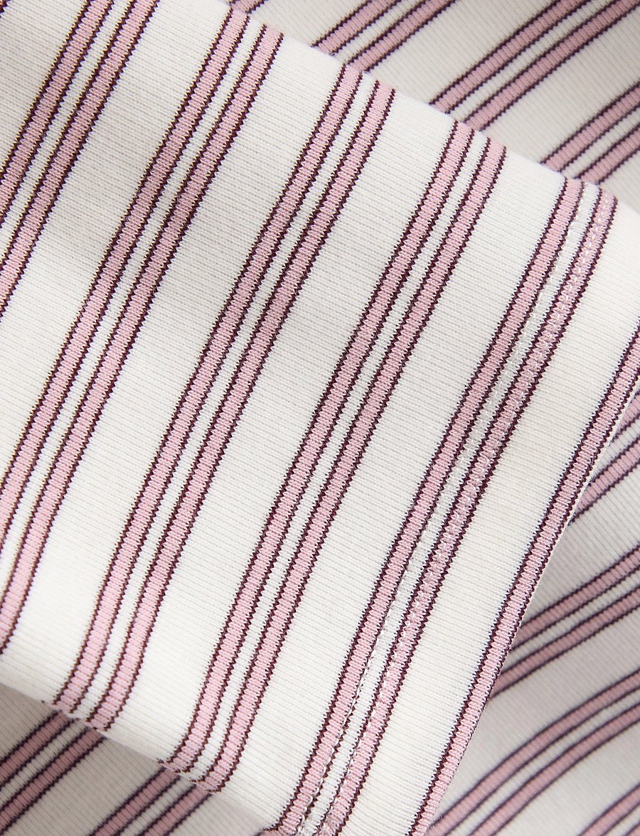Lindex - Long-sleeved top with gatherings - långärmade t-shirts - light dusty white - 5