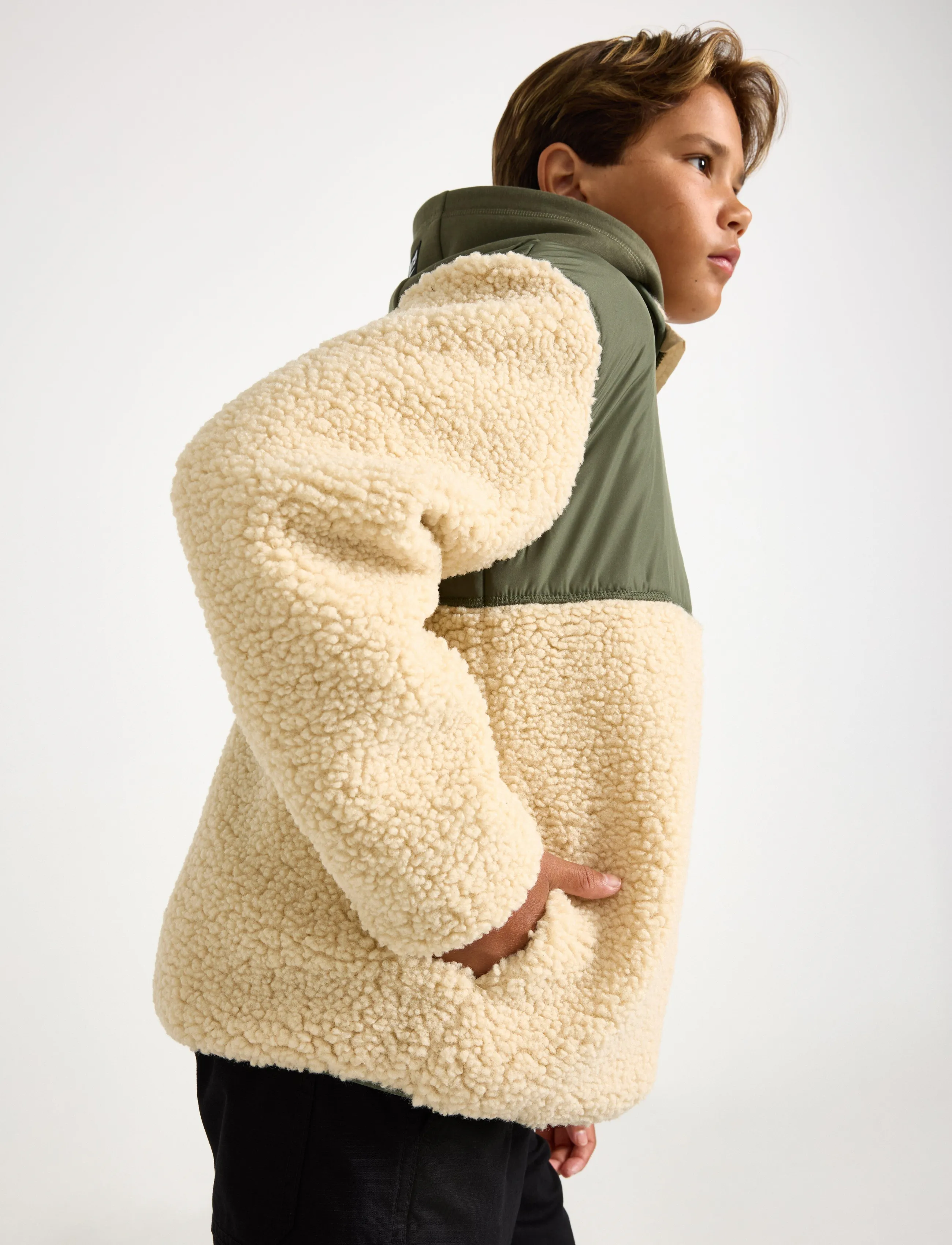 Lindex - Pile jacket - light beige - 4