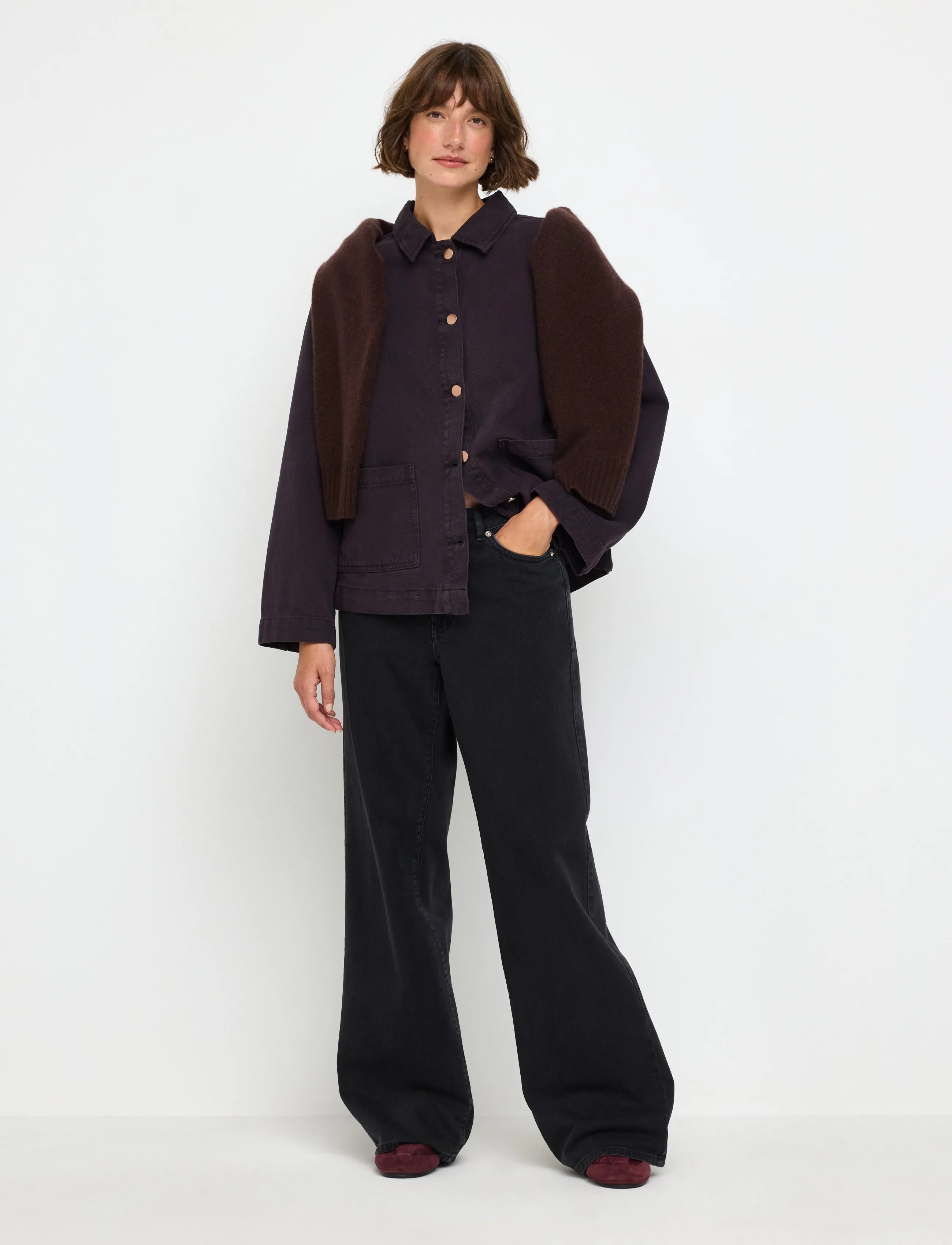 Lindex Jacket Marina - Sommer i byen - LILAC / grey