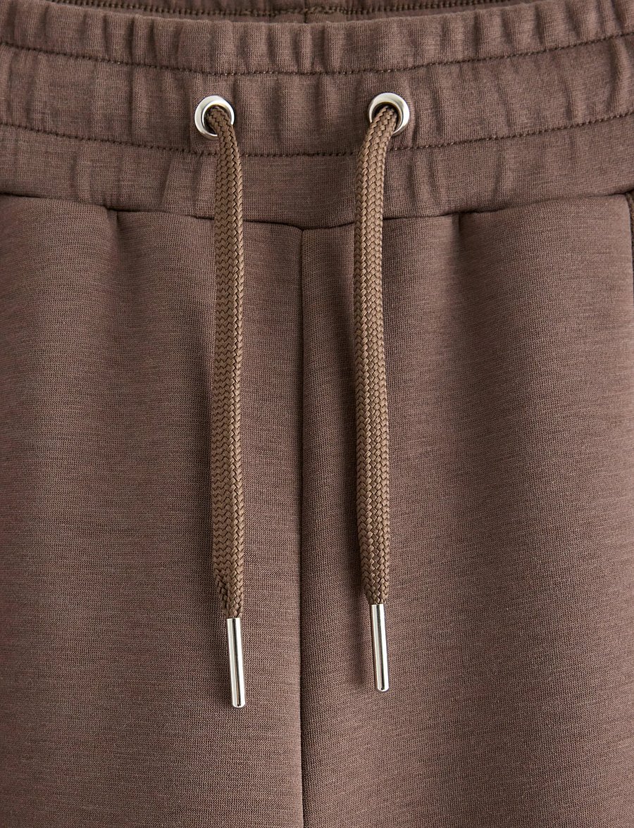 Lindex - Wide sweatpants - dark brown - 2