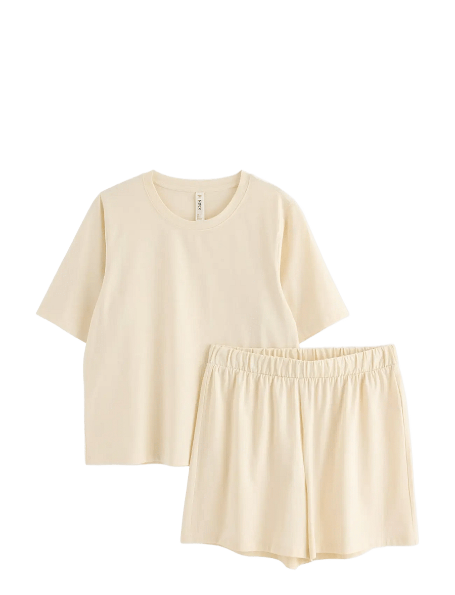 Lindex - COOLMAX® pyjama set - pyjamas - light beige - 1