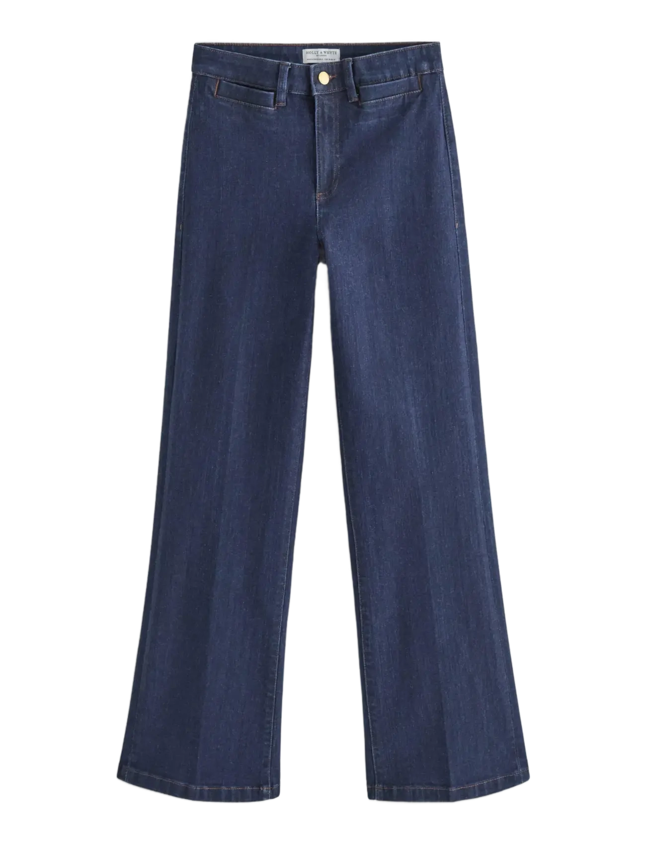 Lindex - Wide jeans with high waist - brede jeans - dark denim - 1