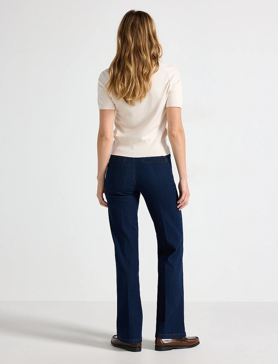 Lindex - Wide jeans with high waist - hosen mit weitem bein - dark denim - 3