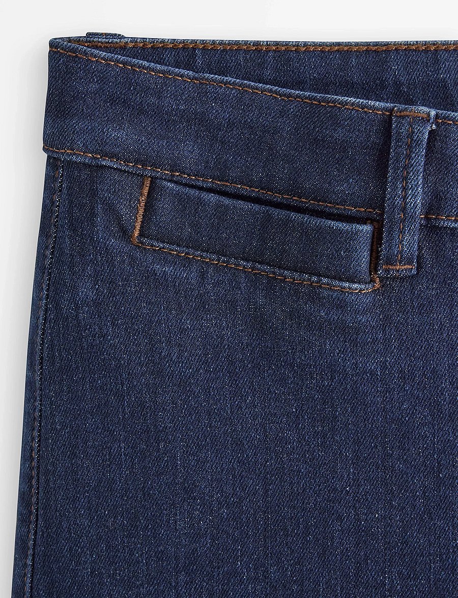 Lindex - Wide jeans with high waist - hosen mit weitem bein - dark denim - 5