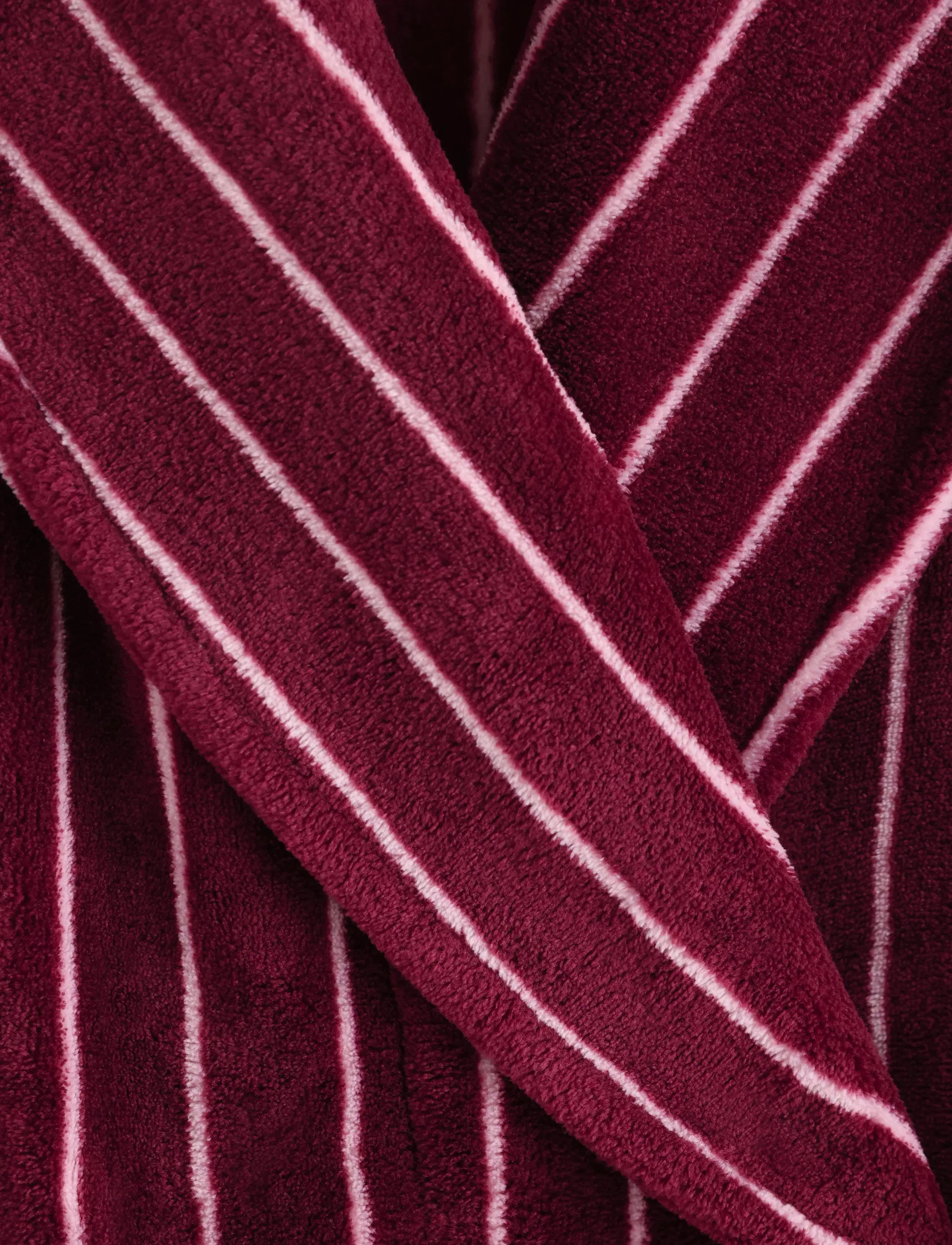 Lindex - Fleece robe - morgenkåber - dark dusty red - 2