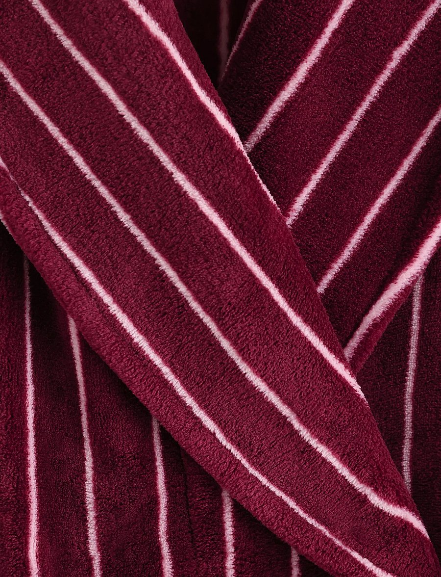 Lindex - Fleece robe - bademäntel - dark dusty red - 2