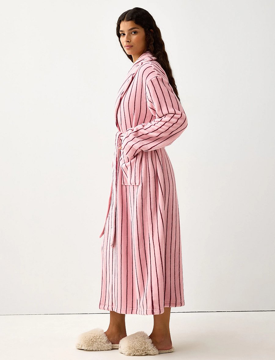 Lindex - Fleece robe - bademäntel - light pink - 3